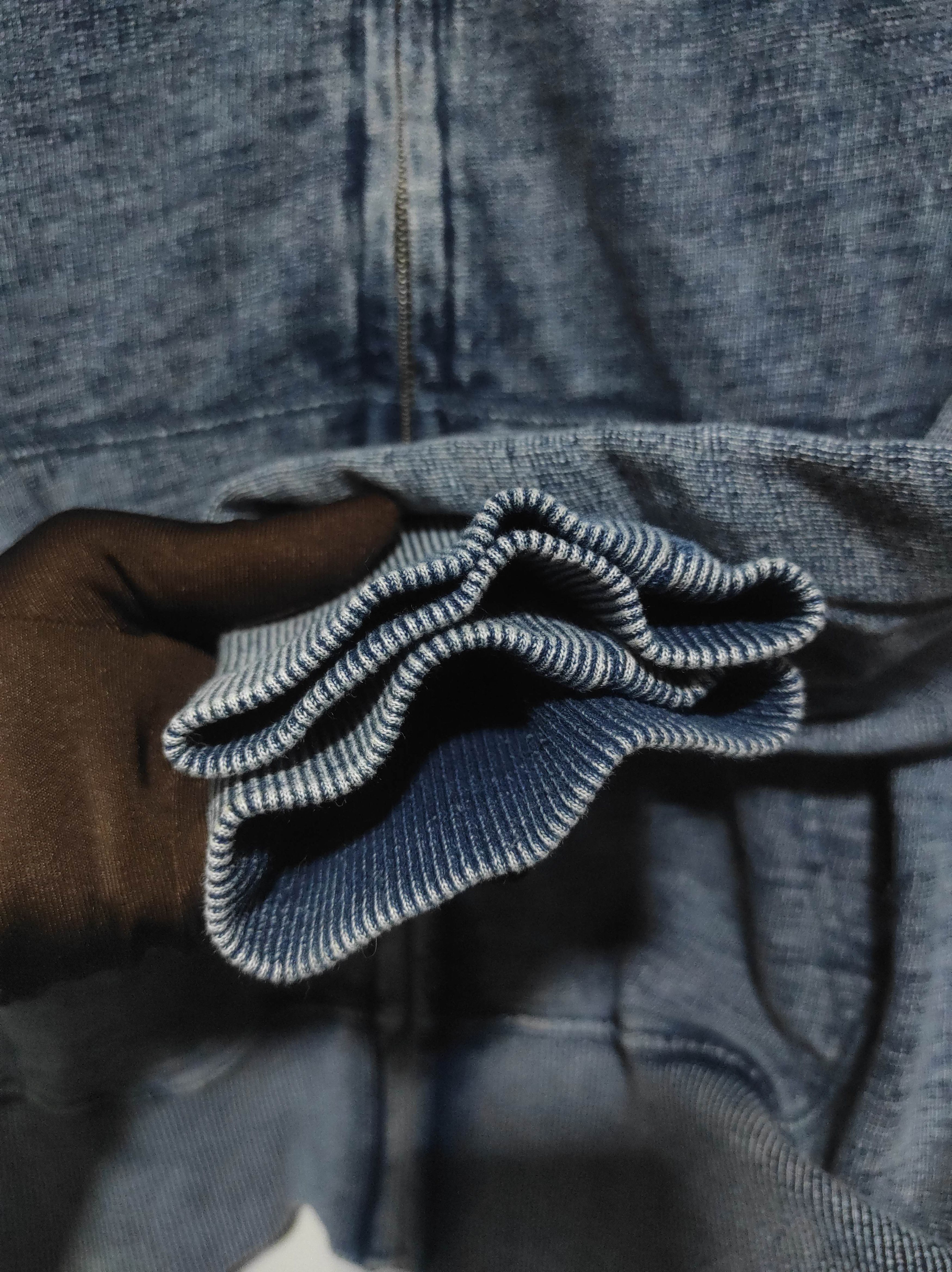 Hysteric Glamour R.Standy Wash Denim Zipper Fur Hoodie IfSixWasNine LGB style Size US M / EU 48-50 / 2 - 10 Thumbnail