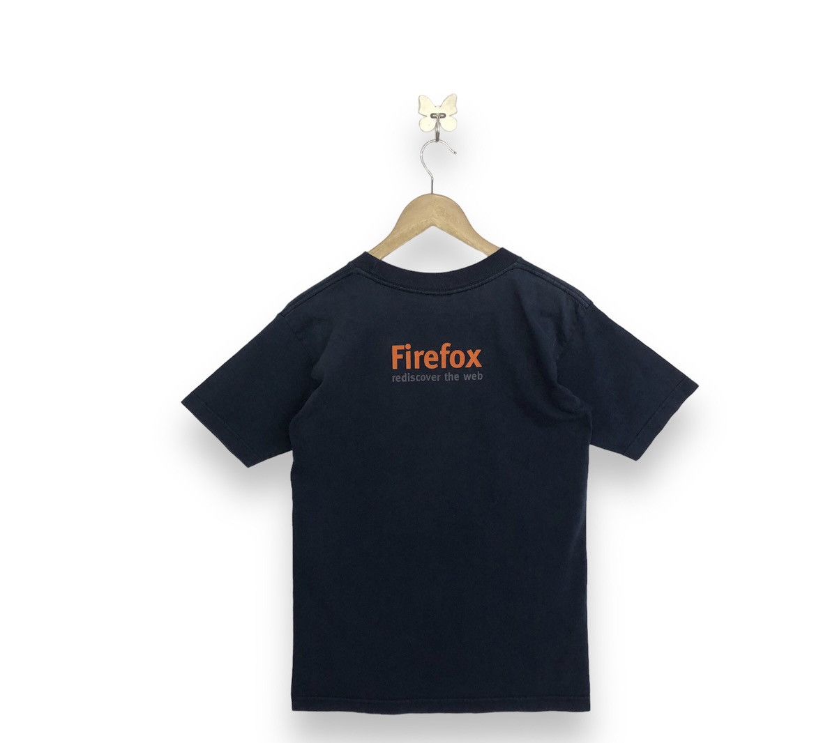Microsoft Monzilla Firefox Vintage rediscover the web Logo Tshirt Size US S / EU 44-46 / 1 - 2 Thumbnail