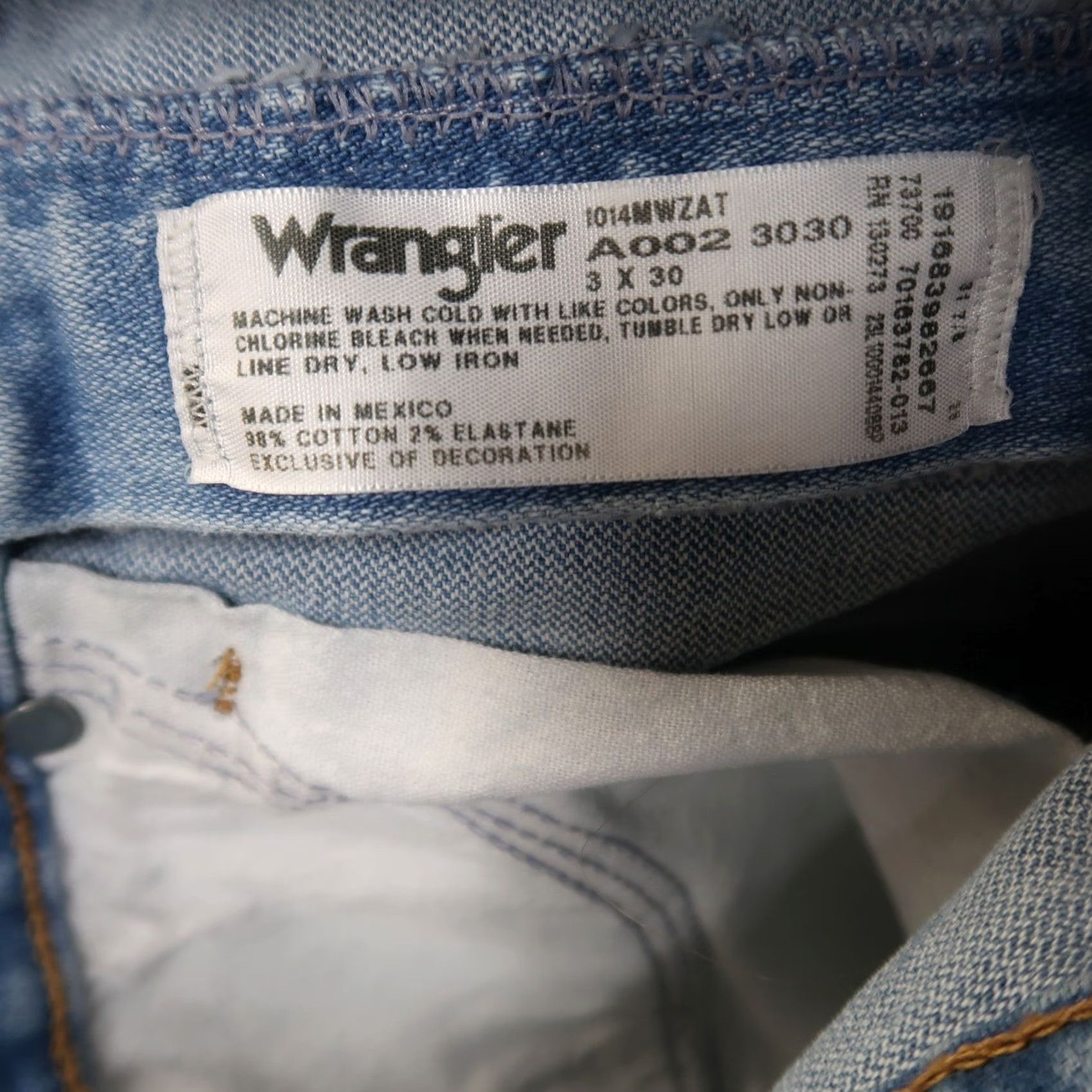 Wrangler Wrangler 13MWZ Cowboy Cut Jeans Bootcut Women Juniors 3x30 Blue Denim Rancher Western Cowboy Size 26" / US 2 / IT 38 - 5 Thumbnail