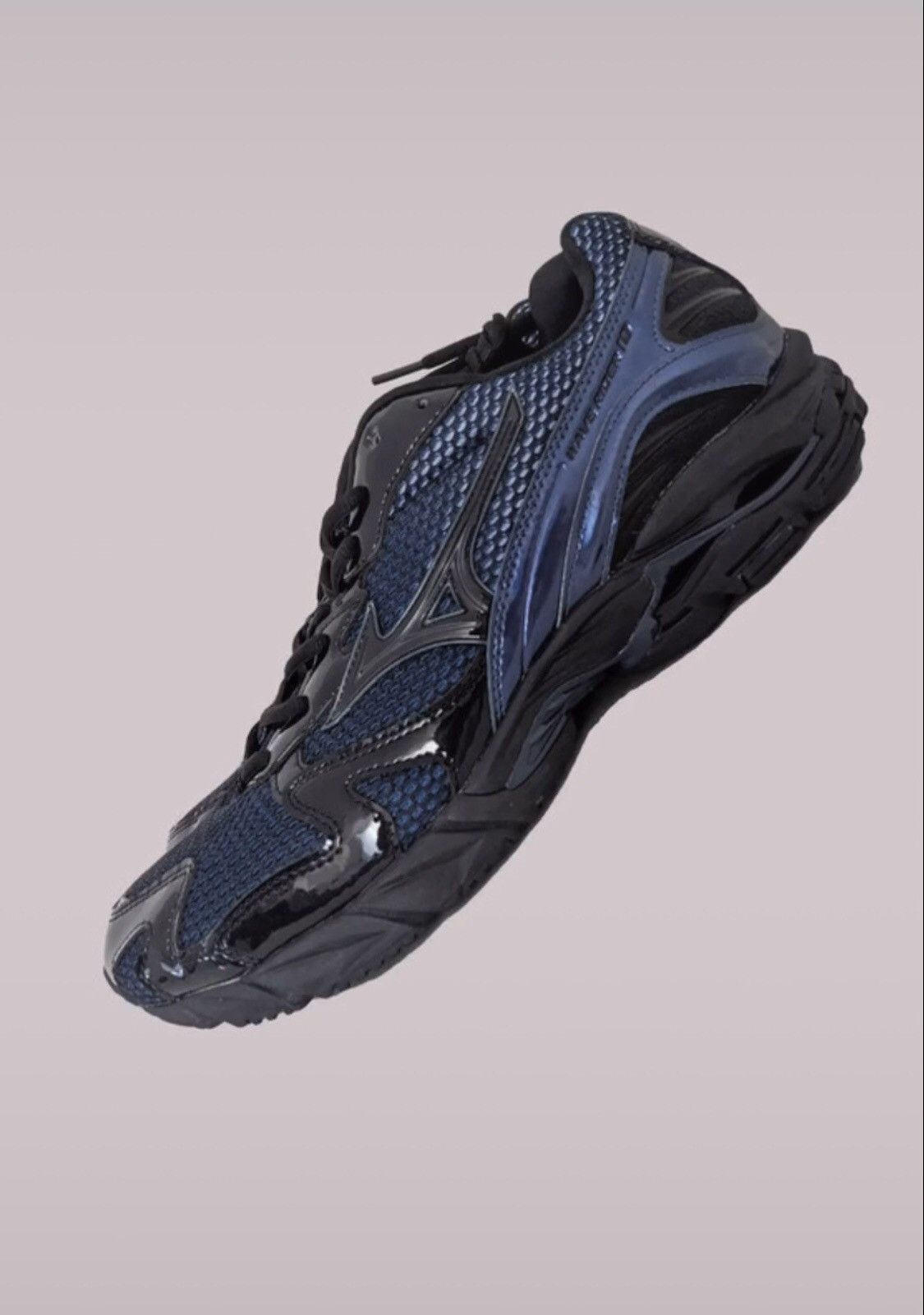 Mizuno Mizuno x END. Wave Rider 10 Black Beauty & Estate Blue US11 Size US 11 / EU 44 - 1 Thumbnail