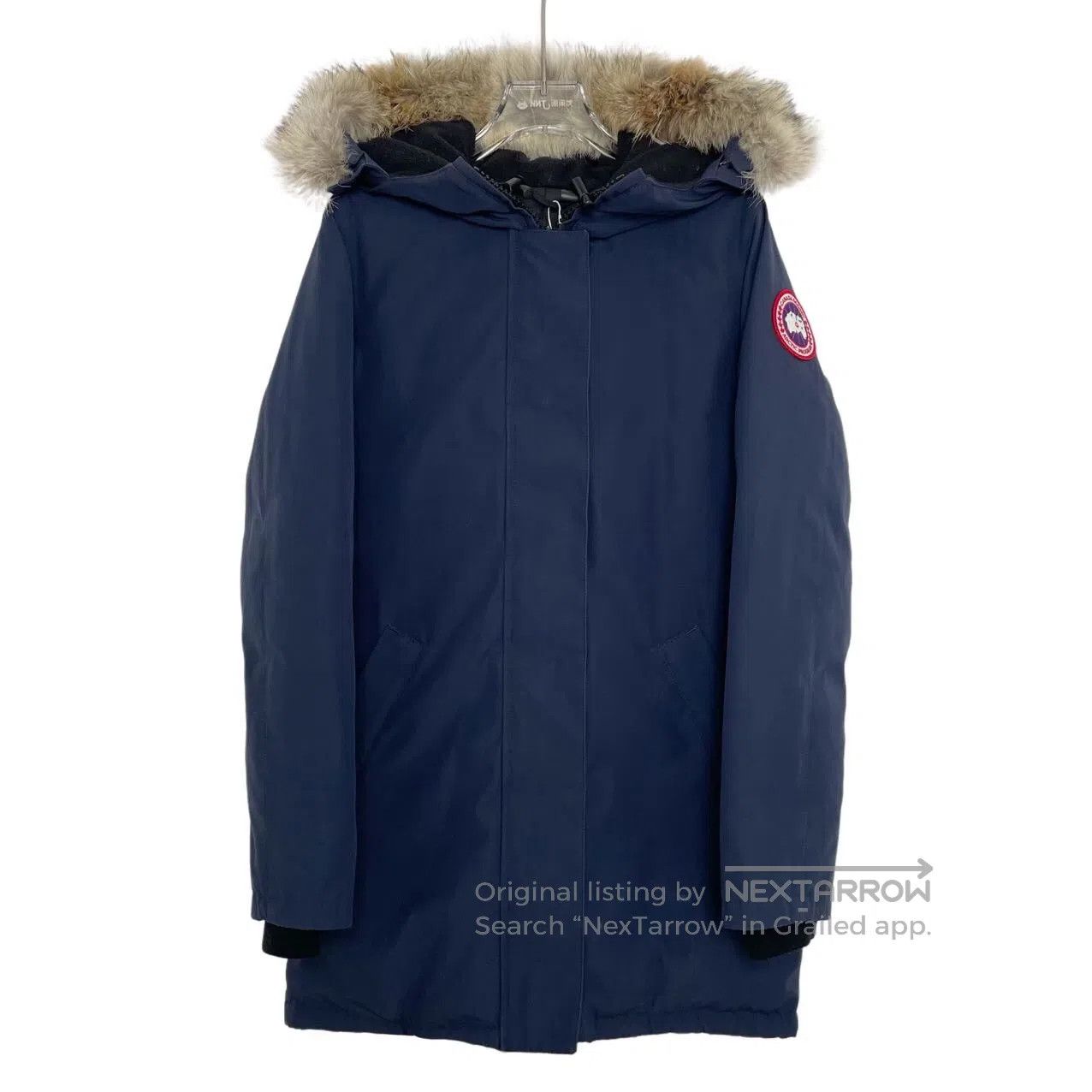 Canada Goose Canada Goose Dark Blue Red Label Hooded Faux Fur Long Slee Size US XS / EU 42 / 0 - 1 Thumbnail