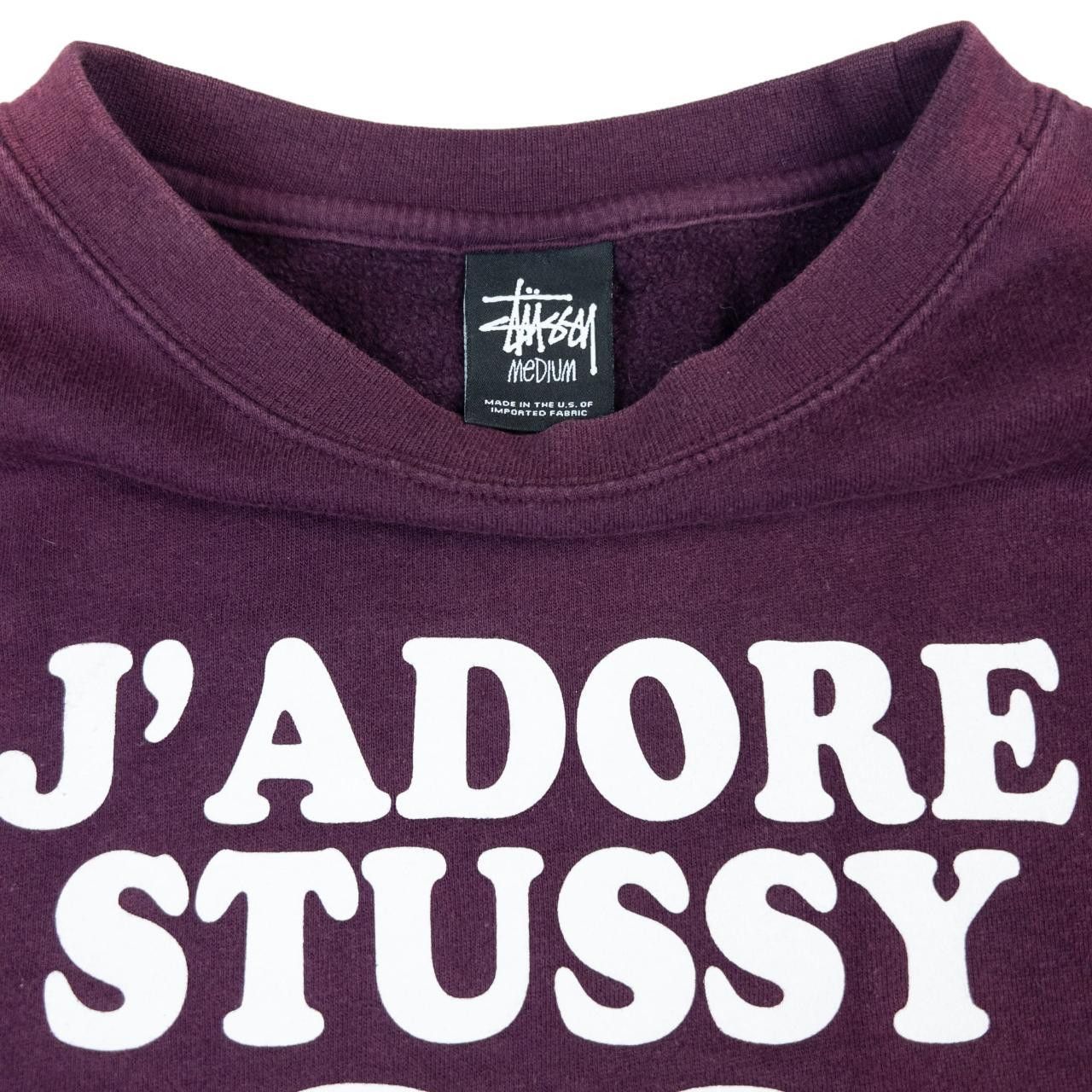 Stussy Vintage Stussy J'adore Sweatshirt Size M Size US M / EU 48-50 / 2 - 4 Thumbnail