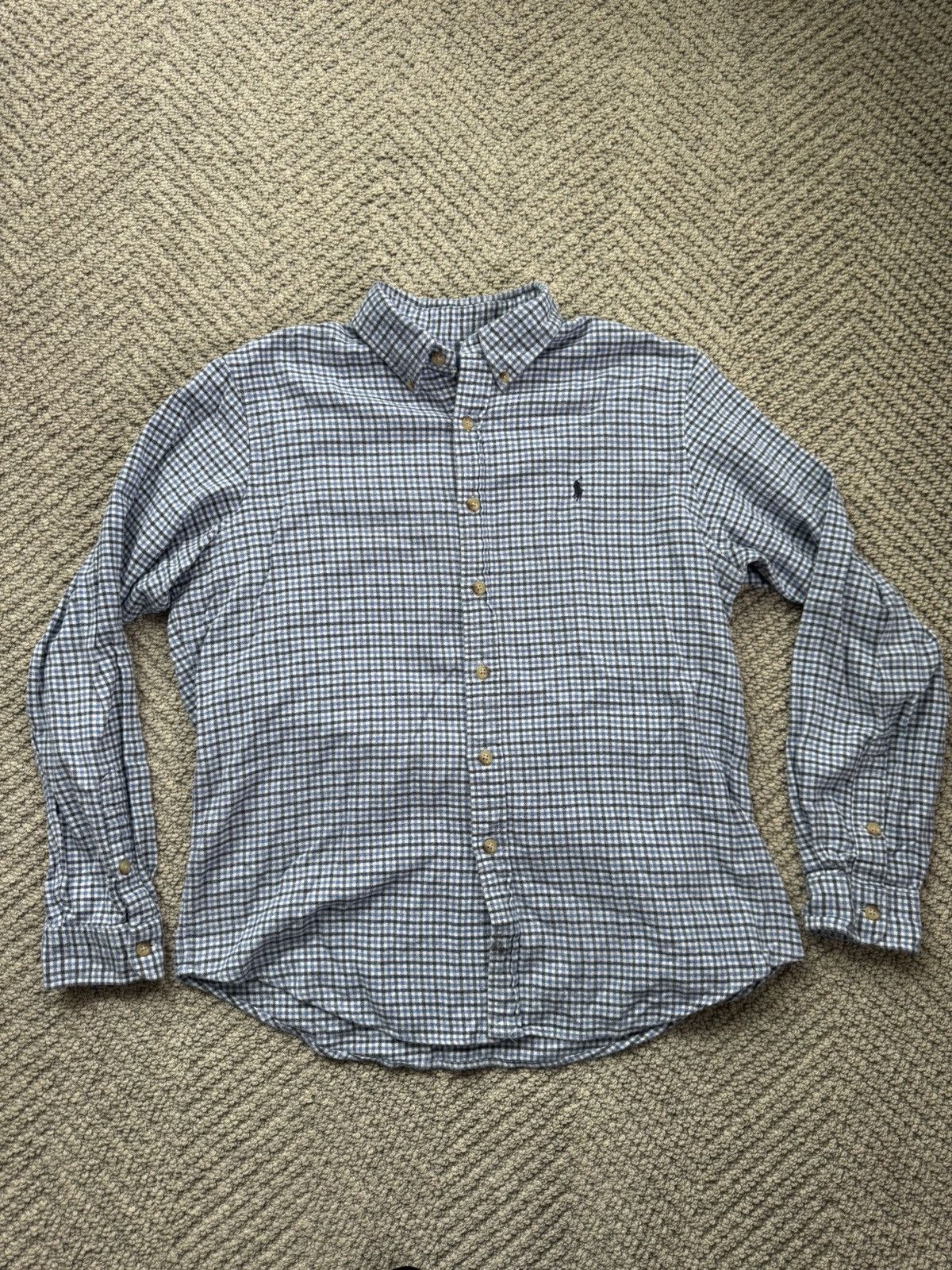 Polo Ralph Lauren Vintage Polo Flannel Size US L / EU 52-54 / 3 - 1 Thumbnail