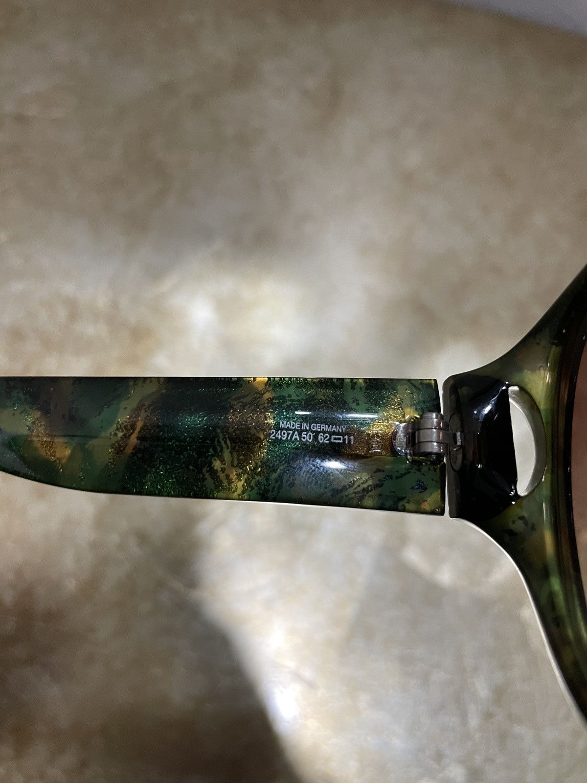 Christian Dior Monsieur Christian Dior Sunglasses Retro Chromax Mix Green Plastic Size ONE SIZE - 9 Thumbnail