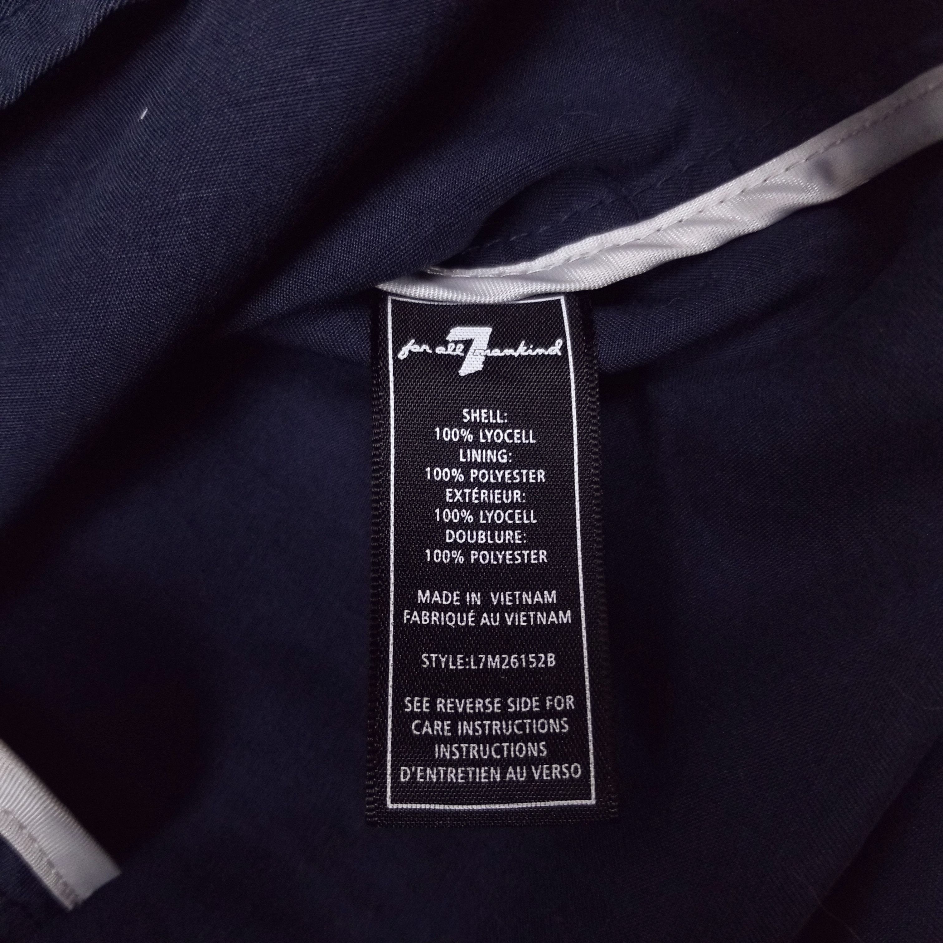 7 For All Mankind Soft Drape Sand Washed Tencel Single Breasted Trench Coat Size M / US 6-8 / IT 42-44 - 10 Thumbnail