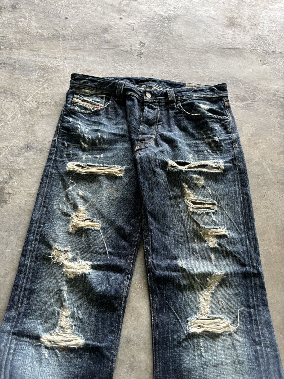 Diesel × Diesel Black Gold distressed diesel industry denim sick faded design Size US 34 / EU 50 - 2 Thumbnail