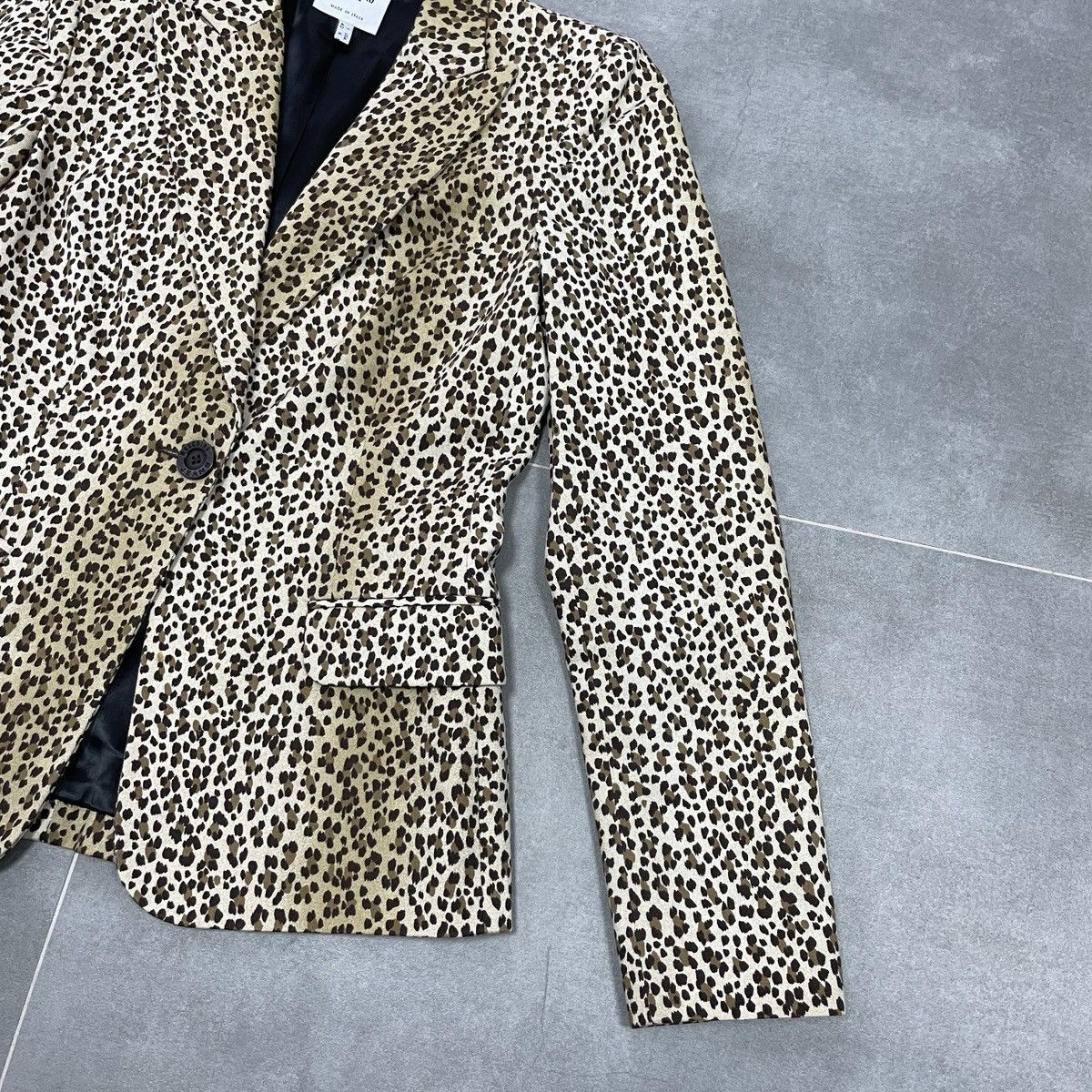 Moschino Moschino Jeans Leopard Print Women Blazer Size S Size S / US 4 / IT 40 - 9 Thumbnail