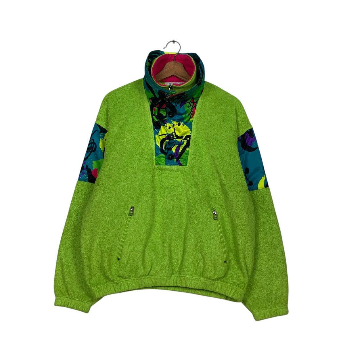 Ellesse 90’s ELLESSE Active Snow Boarding Fleece Jacket #2858-C129 Size US L / EU 52-54 / 3 - 1 Thumbnail