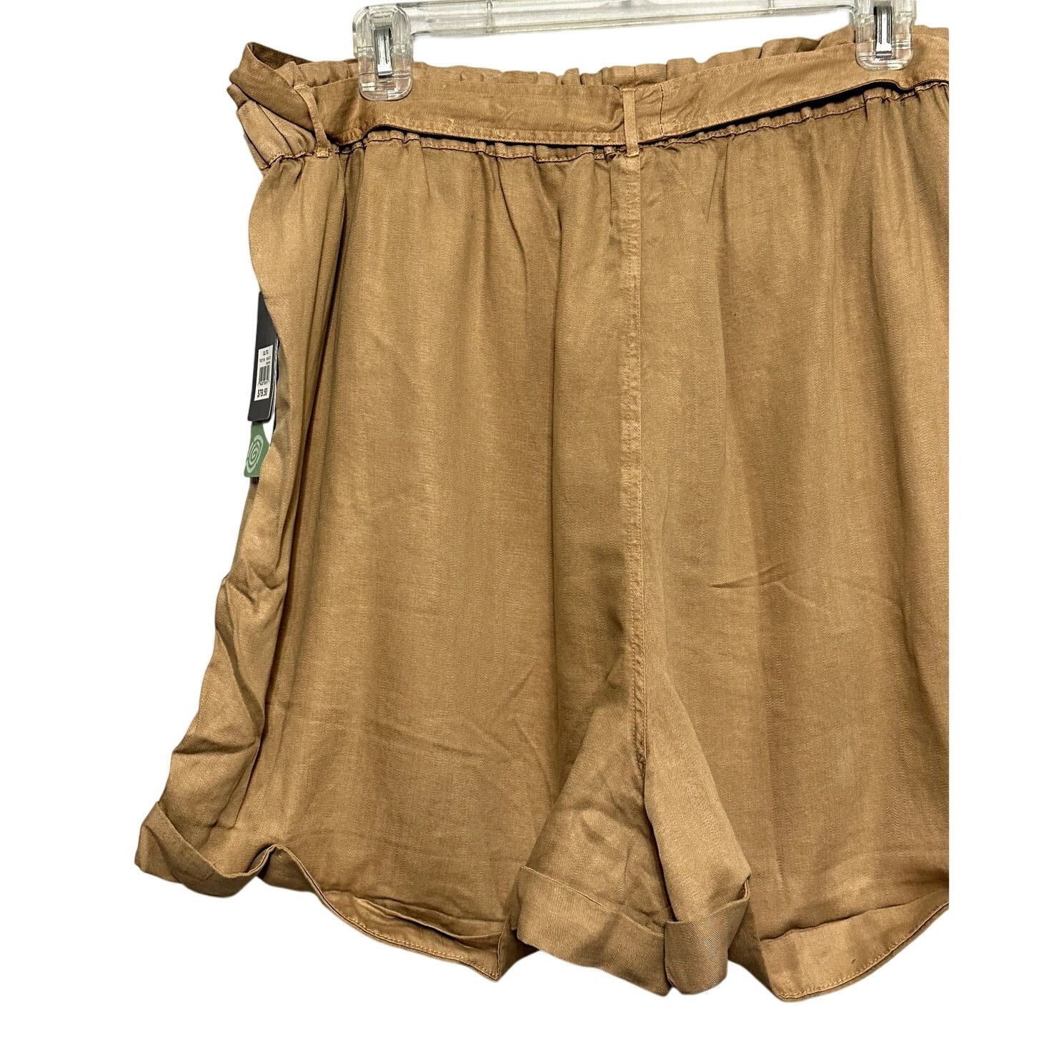 Lucky Brand Lucky Brand Shorts Belted Paperbag Waist Pocket Brown XL NWT Size 36" / US 14 / IT 50 - 6 Thumbnail