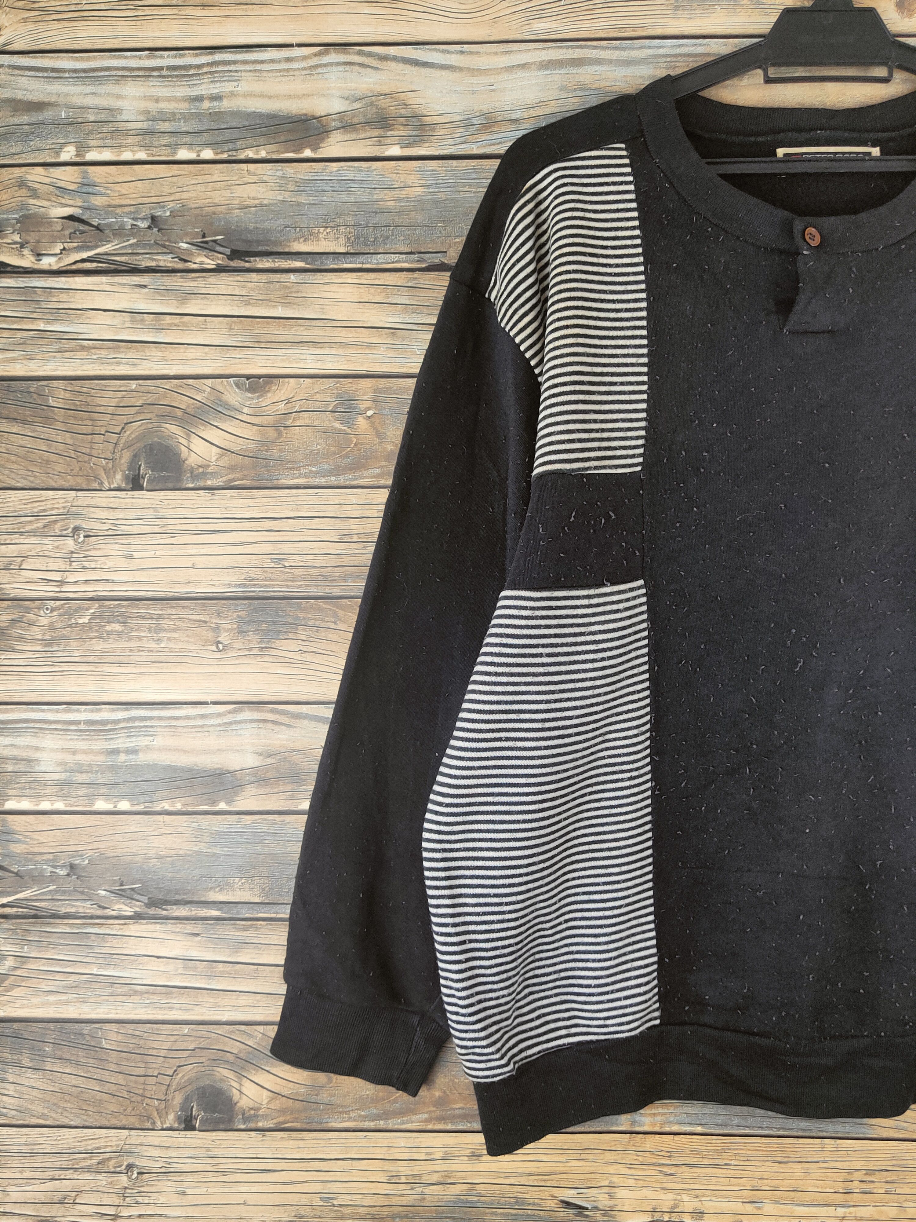 Japanese Brand Vintage Peter Boro Black Sweatshirts Size US L / EU 52-54 / 3 - 3 Thumbnail