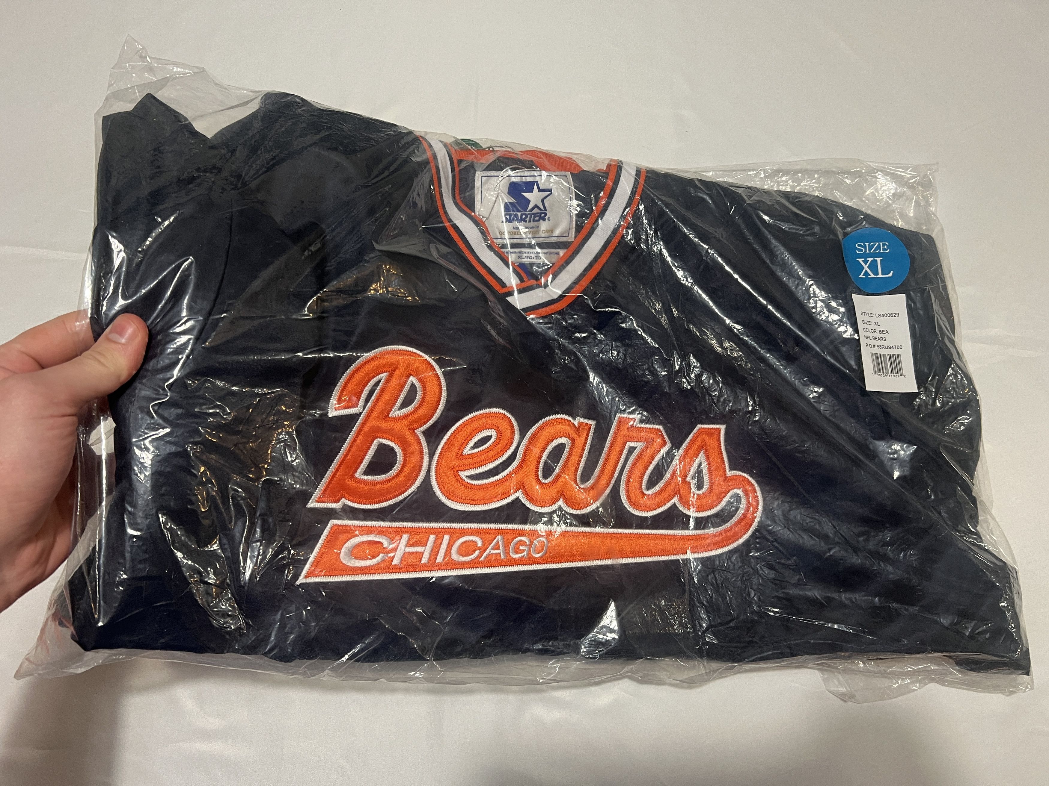 Drake OVO x NFL CHICAGO BEARS STARTER TRAINER PULLOVER JACKET Size US XL / EU 56 / 4 - 3 Thumbnail