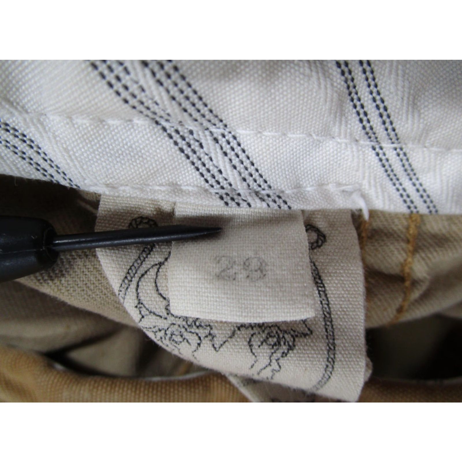 The West Is Dead VINTAGE The West is Dead Pants Mens 30x30 Brown Slim Fit Chino Casual Tapered Made USA Size US 30 / EU 46 - 4 Thumbnail