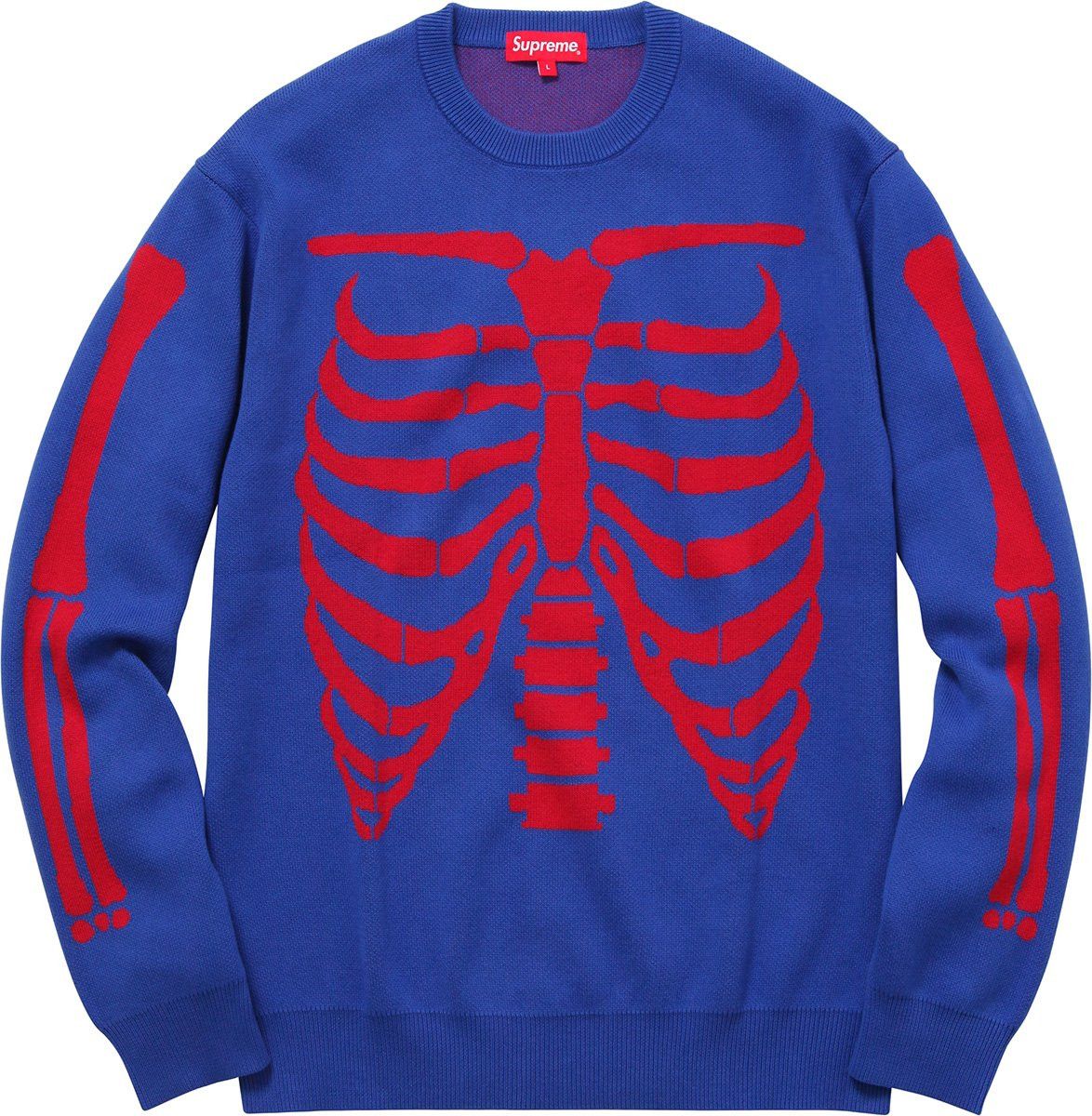 Supreme Supreme Blue Bones Sweater Size US XL / EU 56 / 4 - 1 Thumbnail