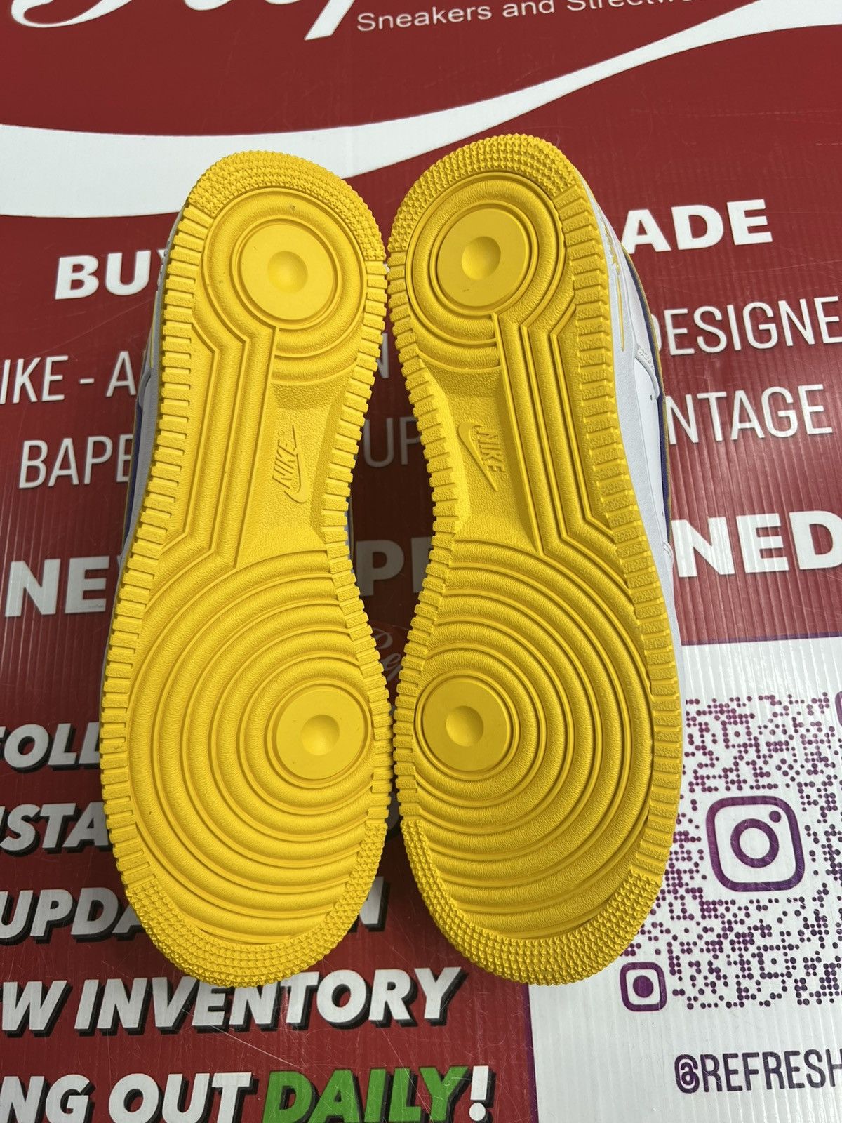 Nike Nike Air Force 1 Low 2024 Lakers Home Size 12 Size US 12 / EU 45 - 6 Thumbnail