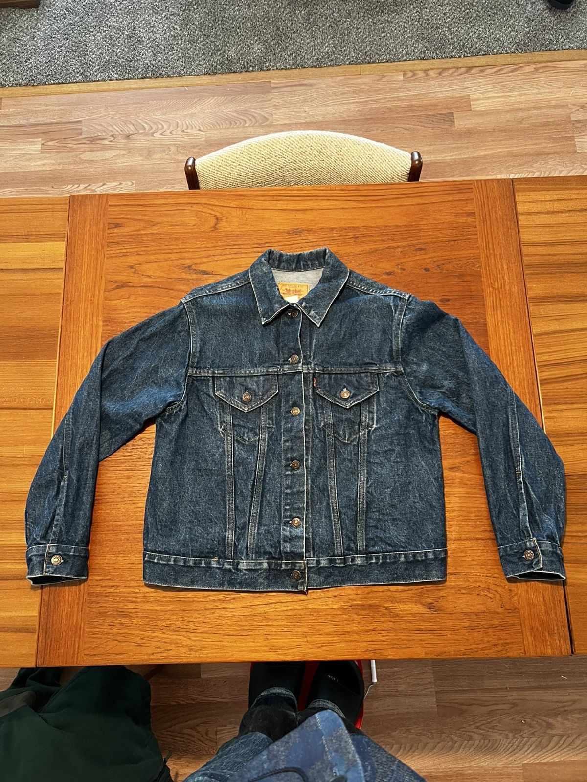 Levi's Vintage Clothing 1980’s Levi Denim Jacket Size US XXS / EU 40 - 1 Thumbnail