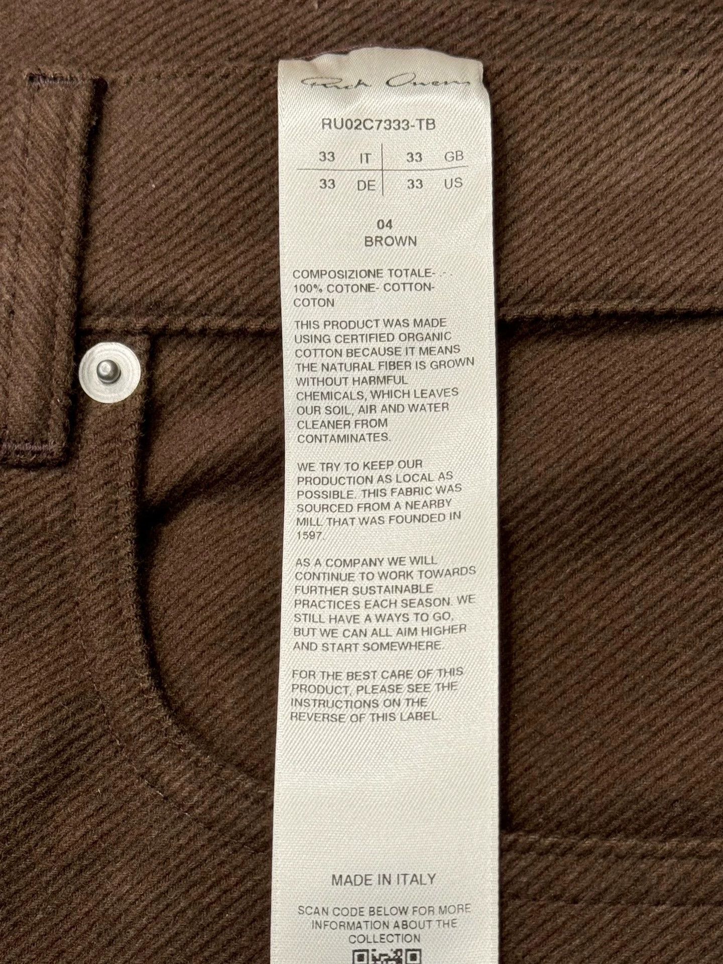 Rick Owens Rick Owens Geth Wide Leg Pants 33 New Size US 32 / EU 48 - 4 Thumbnail