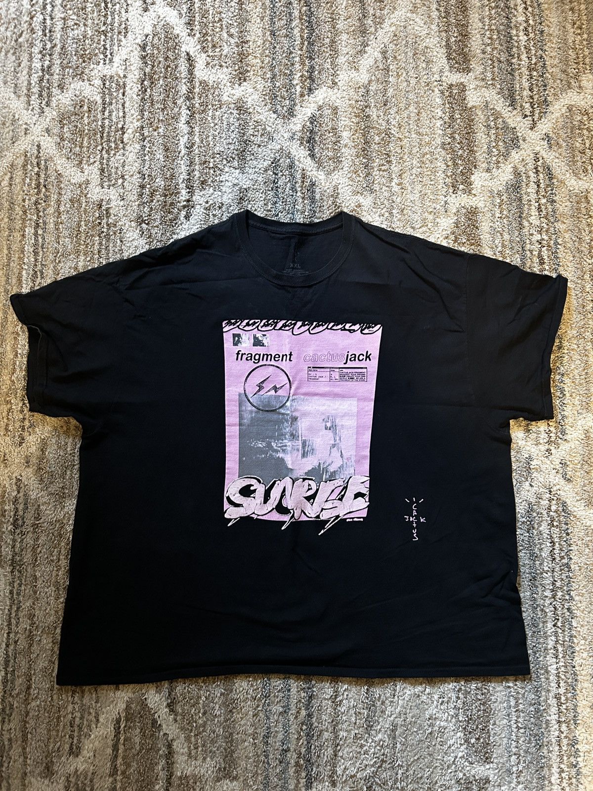 Fragment Design × Travis Scott Cactus Jack x Fragment Design Black 