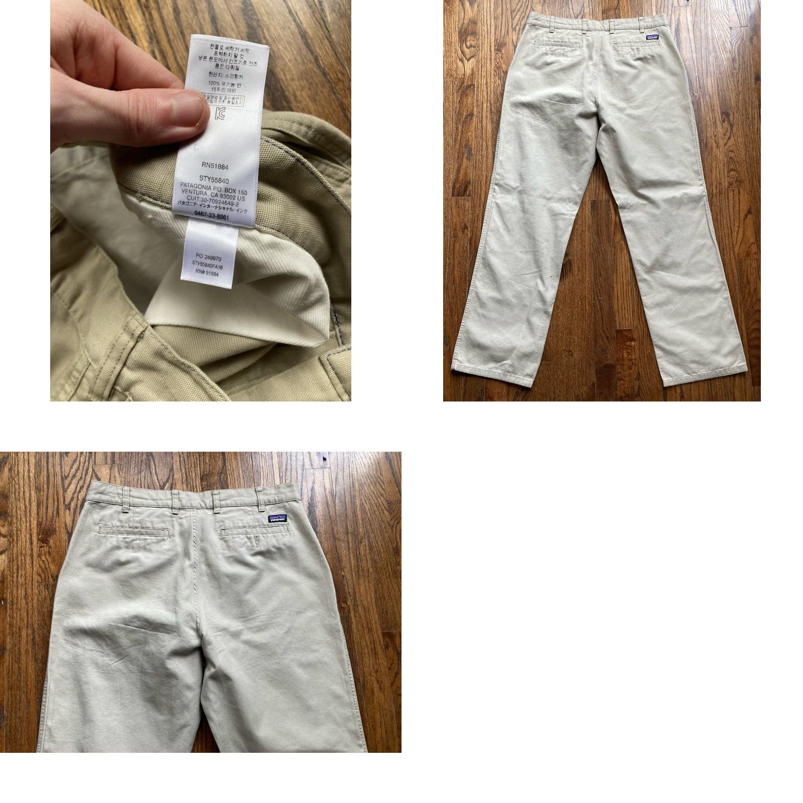 Patagonia Patagonia Pants Mens Size 36x31 Beige Canvas Utility Khaki Cotton Duck Size US 36 / EU 52 - 8 Thumbnail