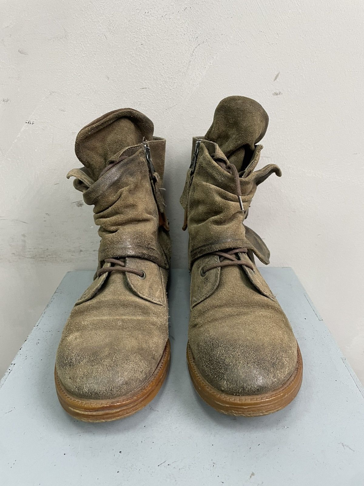 A.S.98 A.S. 98 style leather avant garde boots suede tornado mart Size US 7.5 / EU 40-41 - 4 Thumbnail