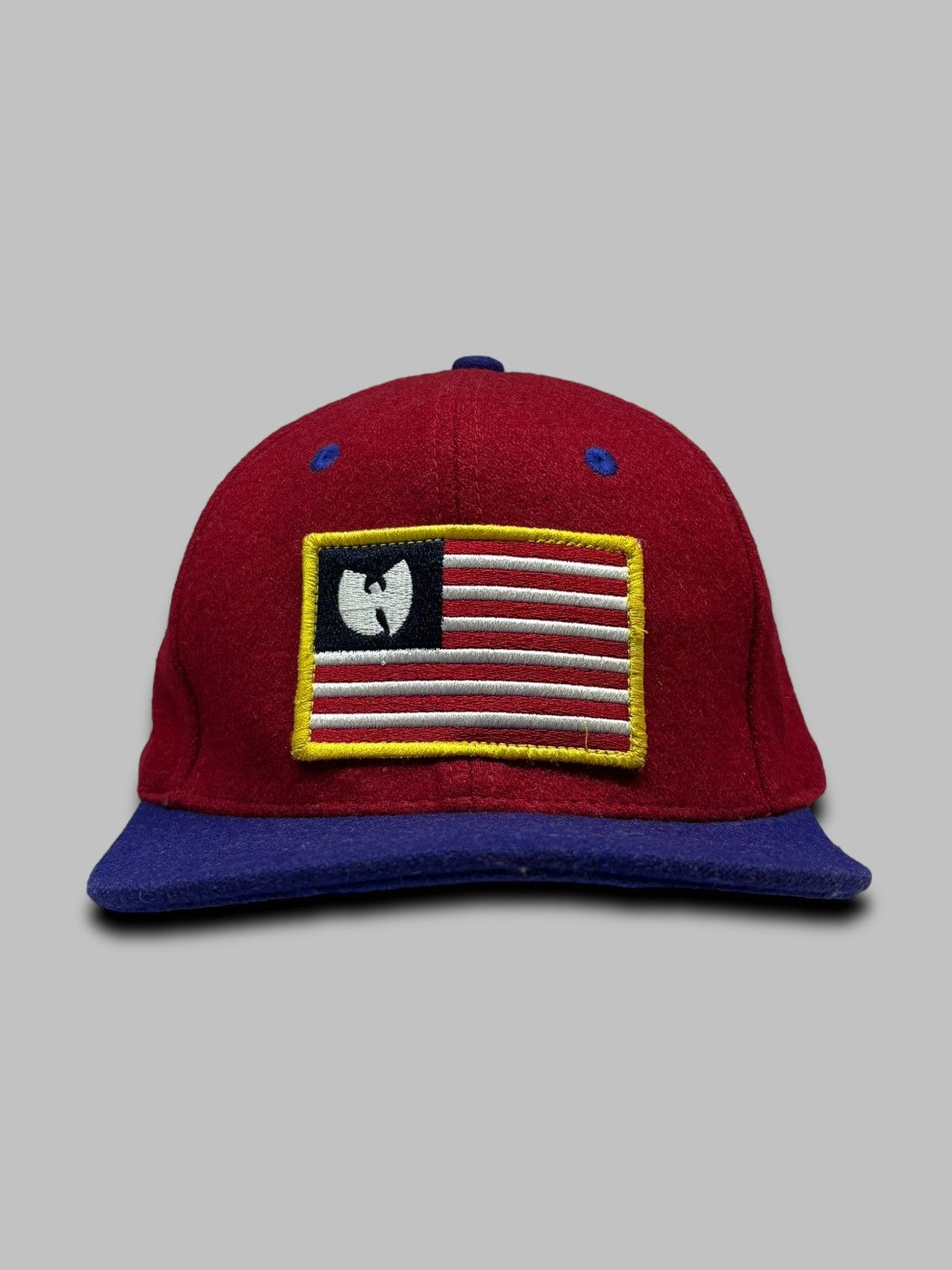 Wu-Tang Clan 🔥 VINTAGE THE WU TANG BRAND LIMITED OG USA FLAG WOOL CAP HAT Size ONE SIZE - 2 Thumbnail