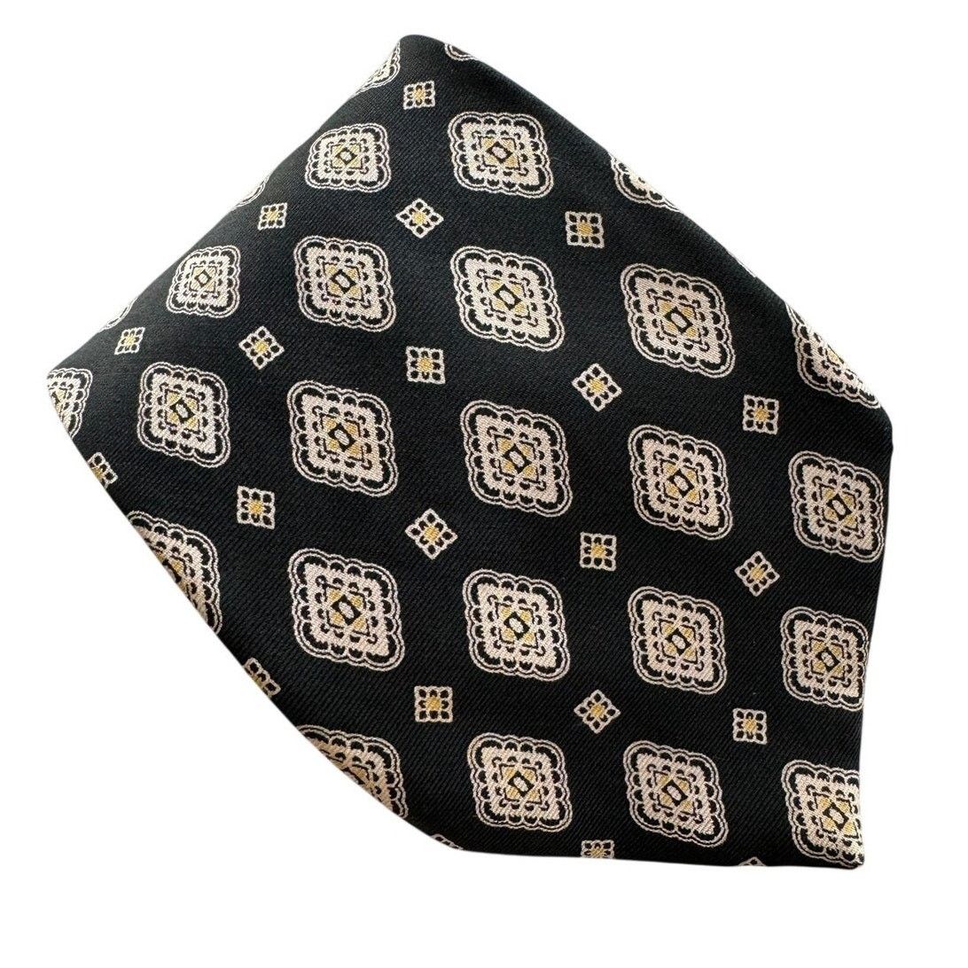 Lanvin Lanvin designer 100% silk medallion print tie 3.5” w Size ONE SIZE - 6 Thumbnail