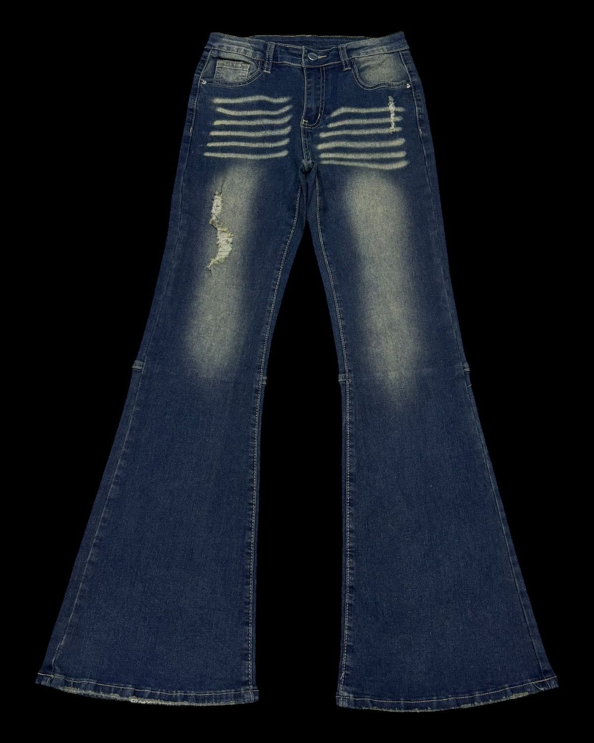 If Six Was Nine × Japanese Brand 💥Flare💥Vintage 90s Style Japanese Denim Jeans Size US 26 / EU 42 - 1 Thumbnail