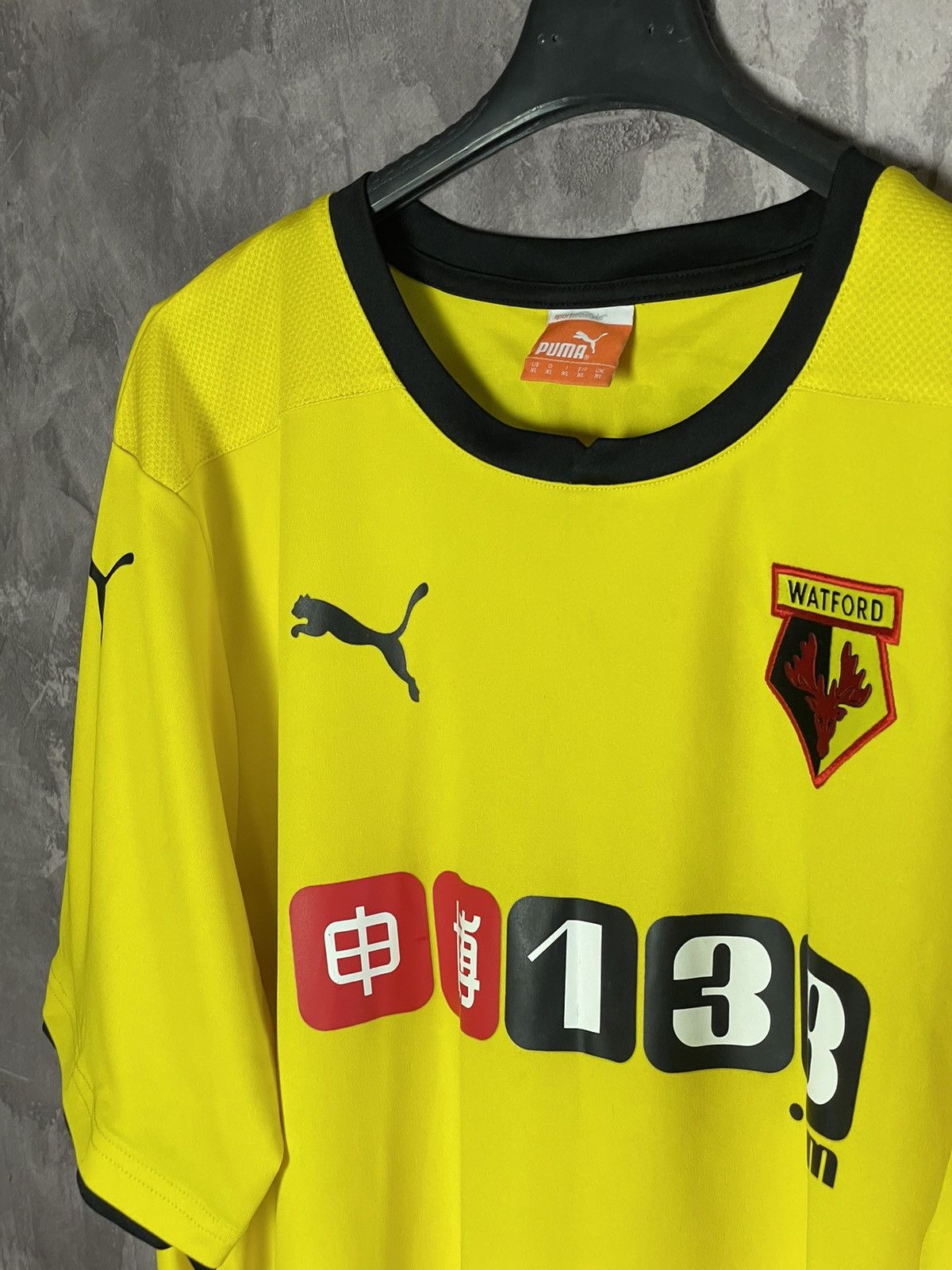 Puma × Vintage Black and Yellow Watford Puma Soccer Jersey Size US XL / EU 56 / 4 - 8 Thumbnail
