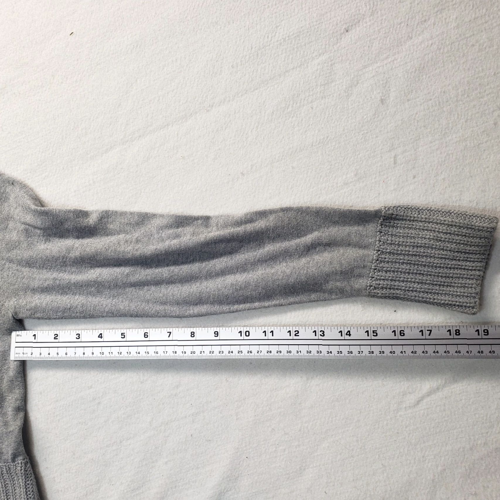 Mossimo Mossimo Jacket Women's Adult Large Gray Crop Top Neck Flap Coat Long Sleeve Size L / US 10 / IT 46 - 6 Thumbnail