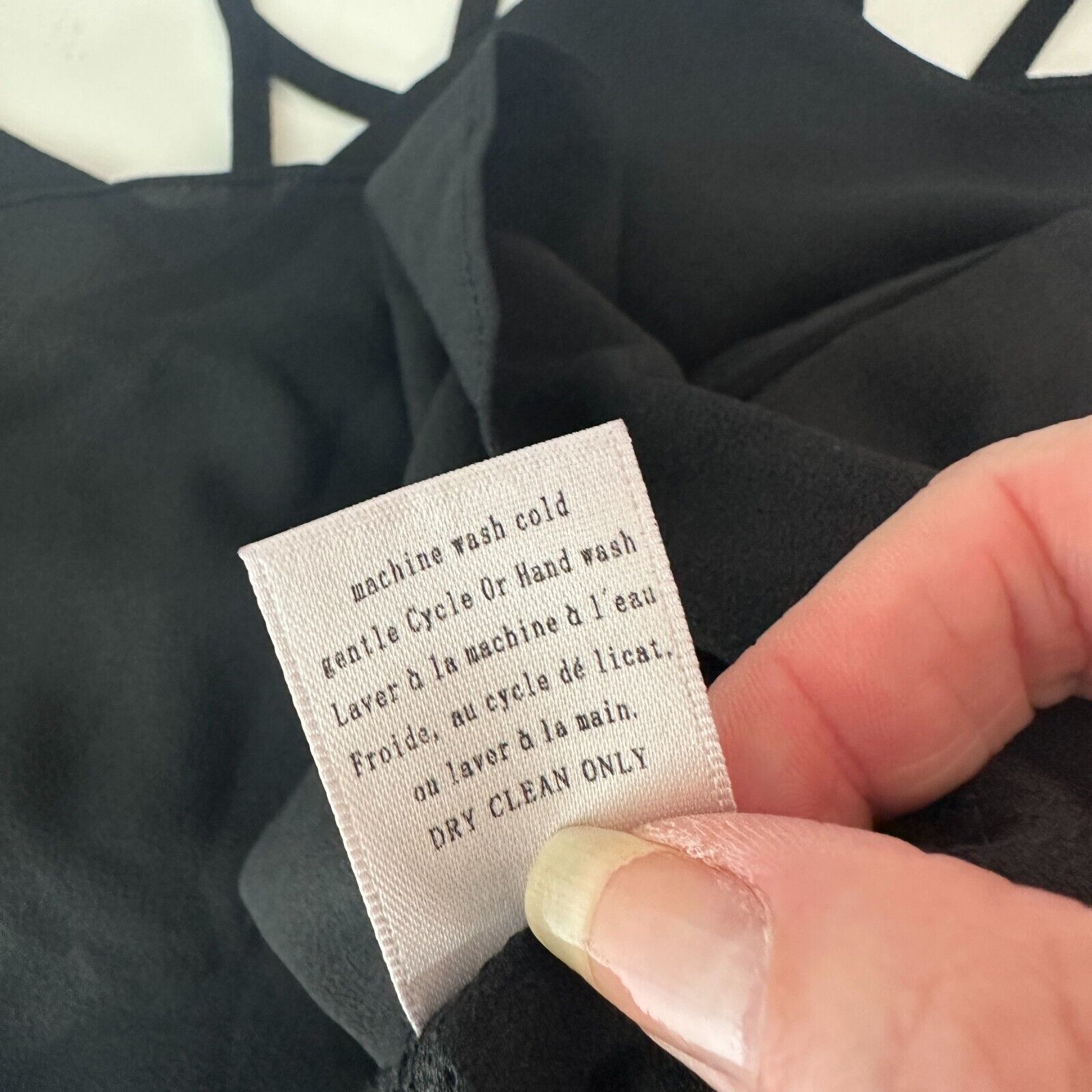 Other Love Riche Sexy Black Tiered Layer Vneck Cami Top Blouse S Size S / US 4 / IT 40 - 12 Thumbnail