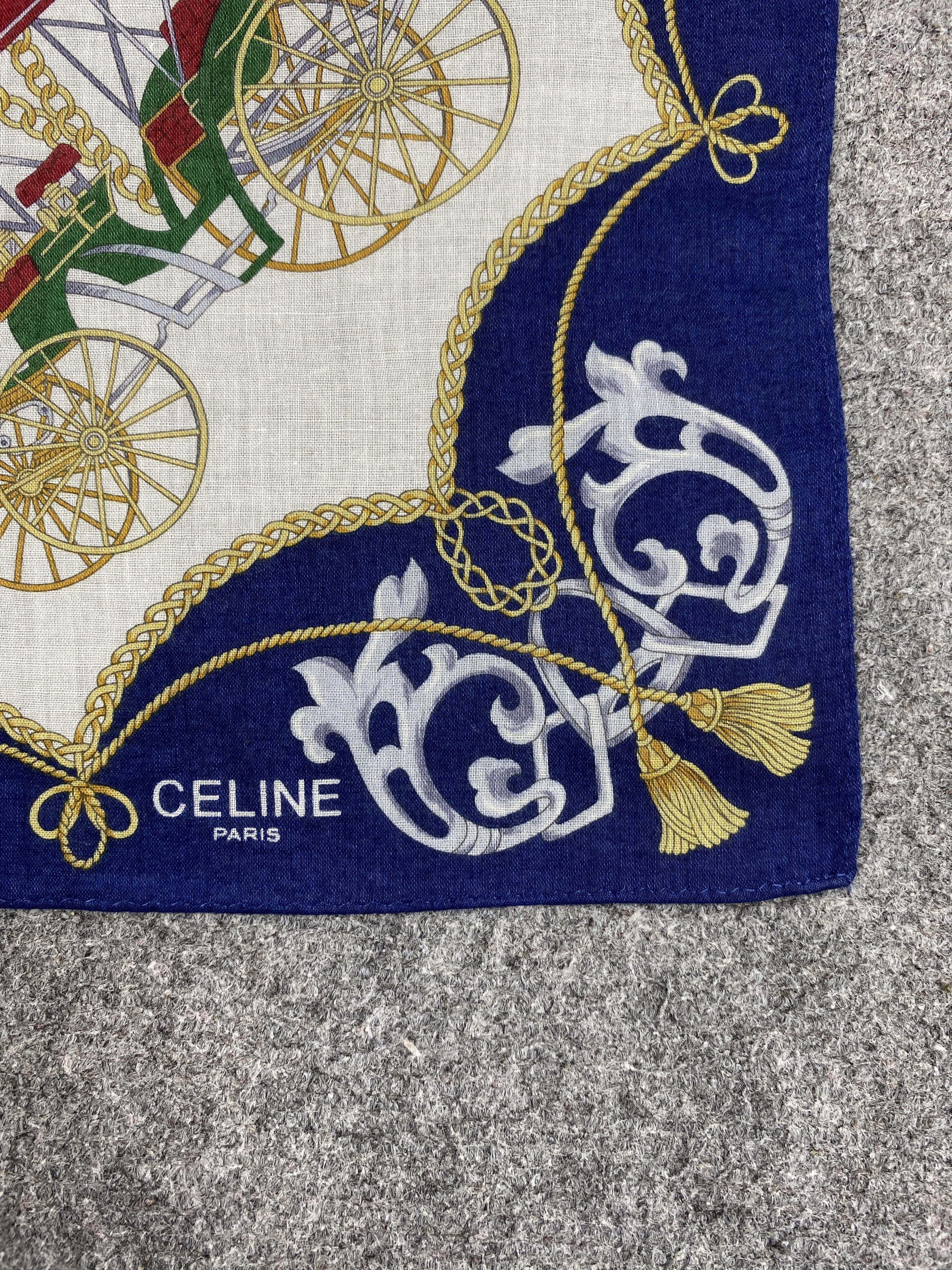 Celine Celine Handkerchief / Bandana / Neckerchief HKC0238 Size ONE SIZE - 5 Thumbnail