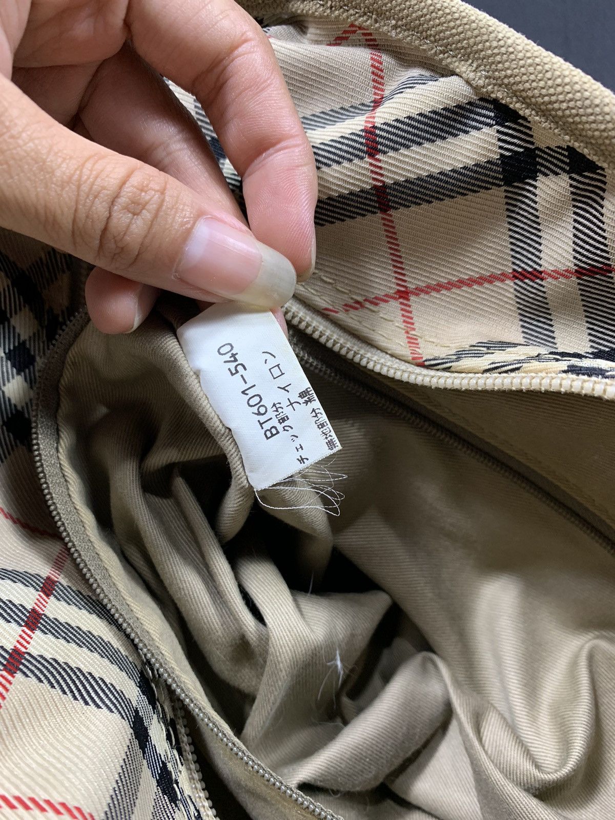Burberry BURBERRYS CANVAS NOVA CHECK BAG Size ONE SIZE - 8 Thumbnail
