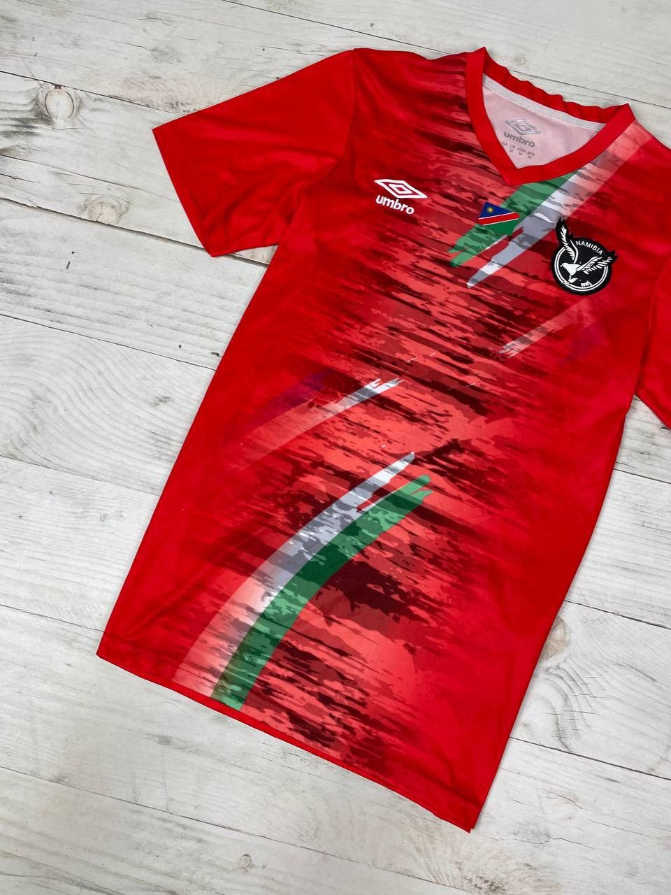 Umbro Umbro Namibia 2021 2022 Home Football Shirt Soccer Jersey Size US M / EU 48-50 / 2 - 4 Thumbnail