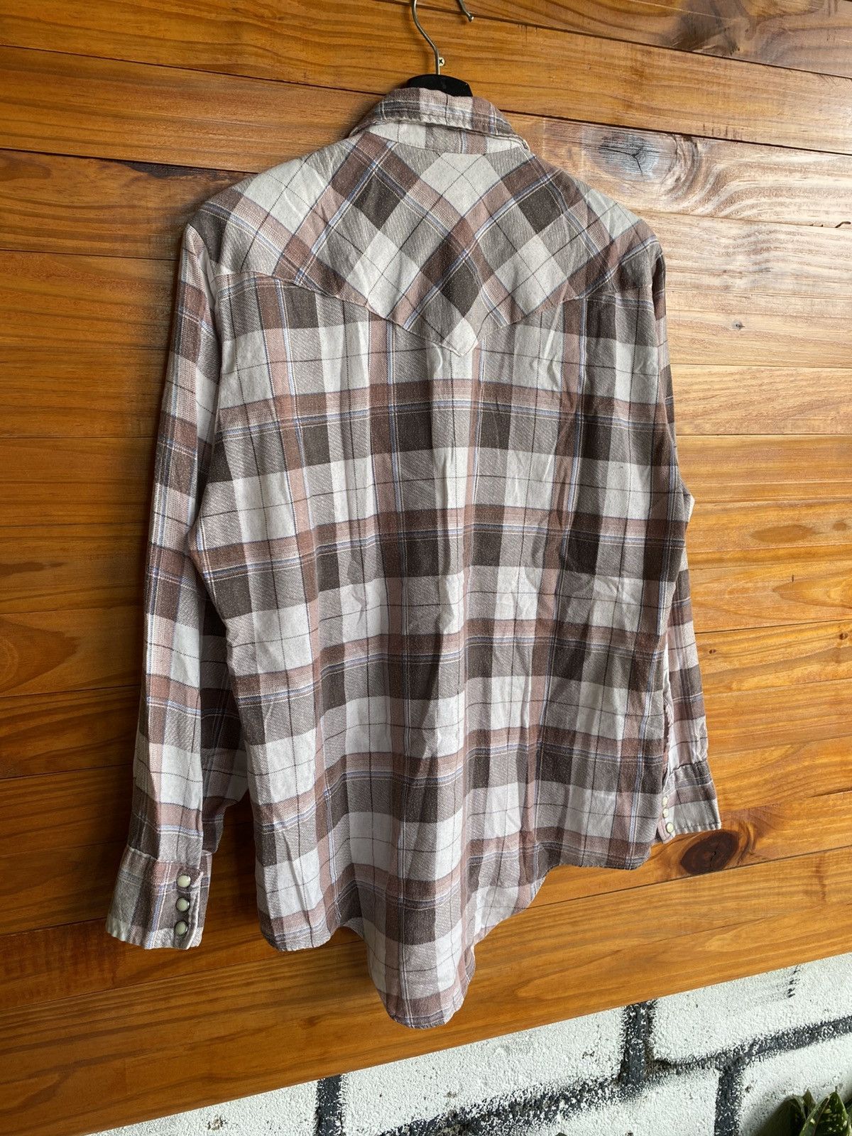 Vintage Vintage Buffalo Plaid Western Shirt 50/50 Cotton Polyester Size US M / EU 48-50 / 2 - 14 Thumbnail