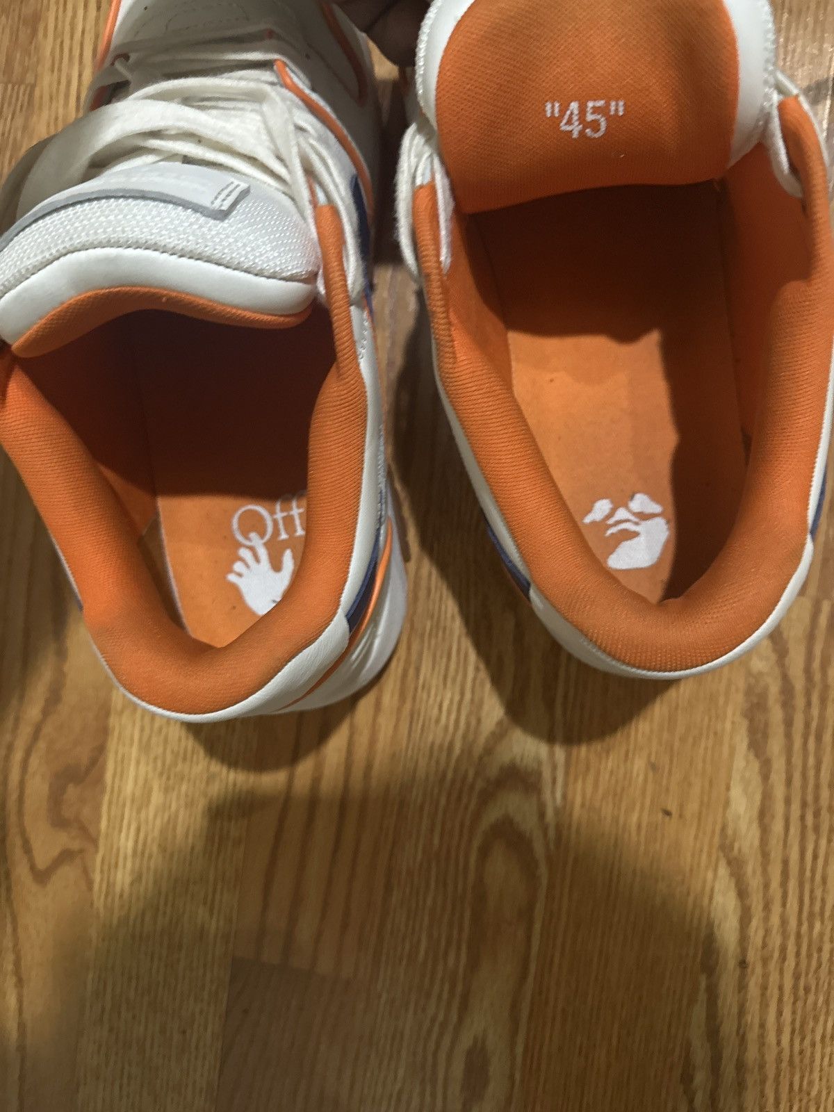 Off-White Out Of Office Outlined Orange Purple Off-White Size US 12 / EU 45 - 1 Thumbnail