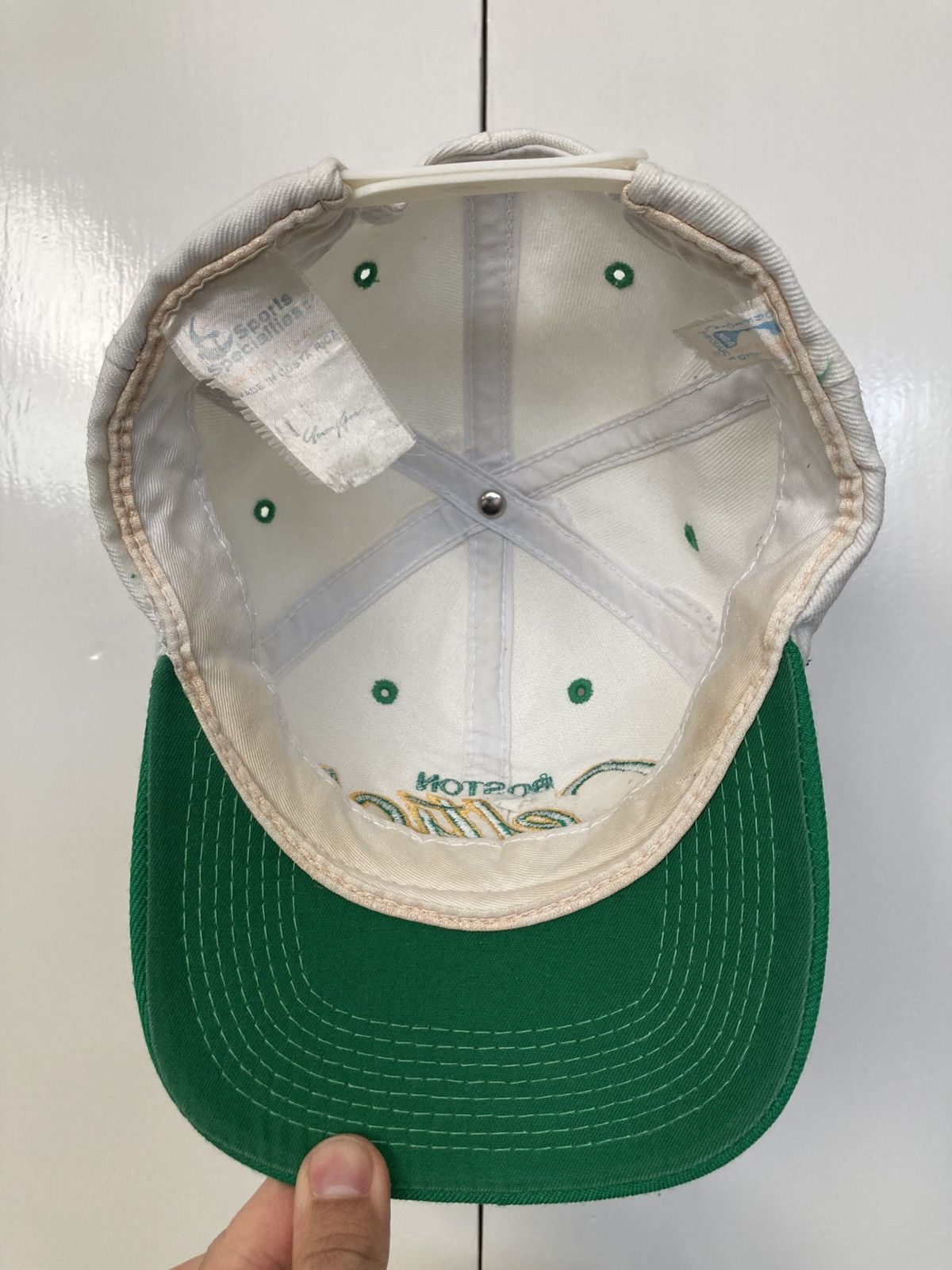 NBA BOSTON CELTICS SPORTS SPECIALTIES SCRIPT SNAPBACK HAT CAP Size ONE SIZE - 12 Thumbnail