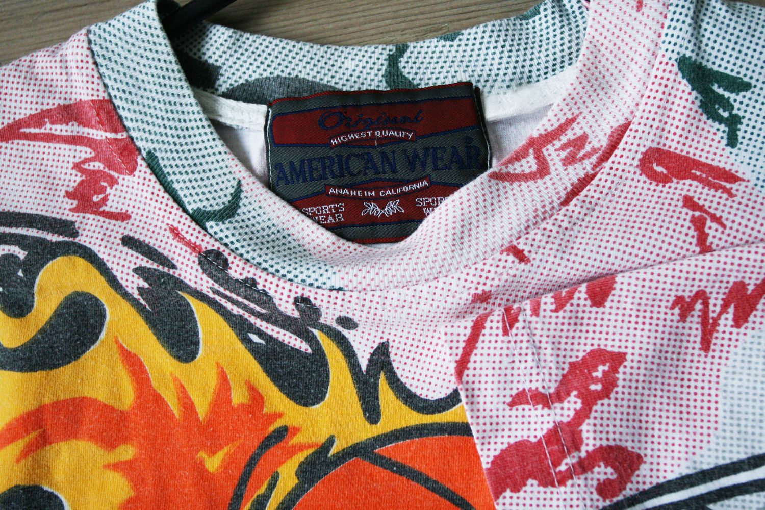 NBA Vintage 90s Chicago Bulls NBA AOP all over print Tee T Shirt Size US L / EU 52-54 / 3 - 5 Thumbnail