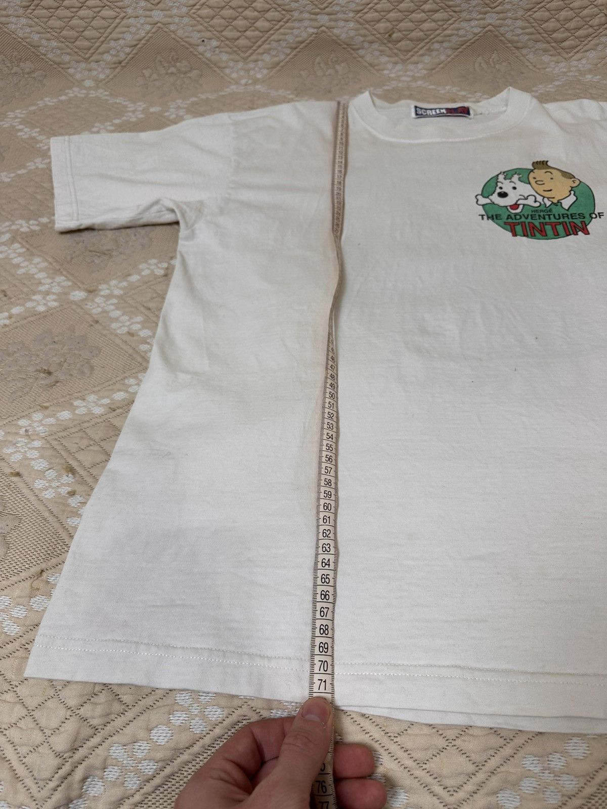 Cartoon Network 🔥 The Adventures of Tintin in Congo Vintage Cartoon T Shirt Size US XL / EU 56 / 4 - 12 Thumbnail