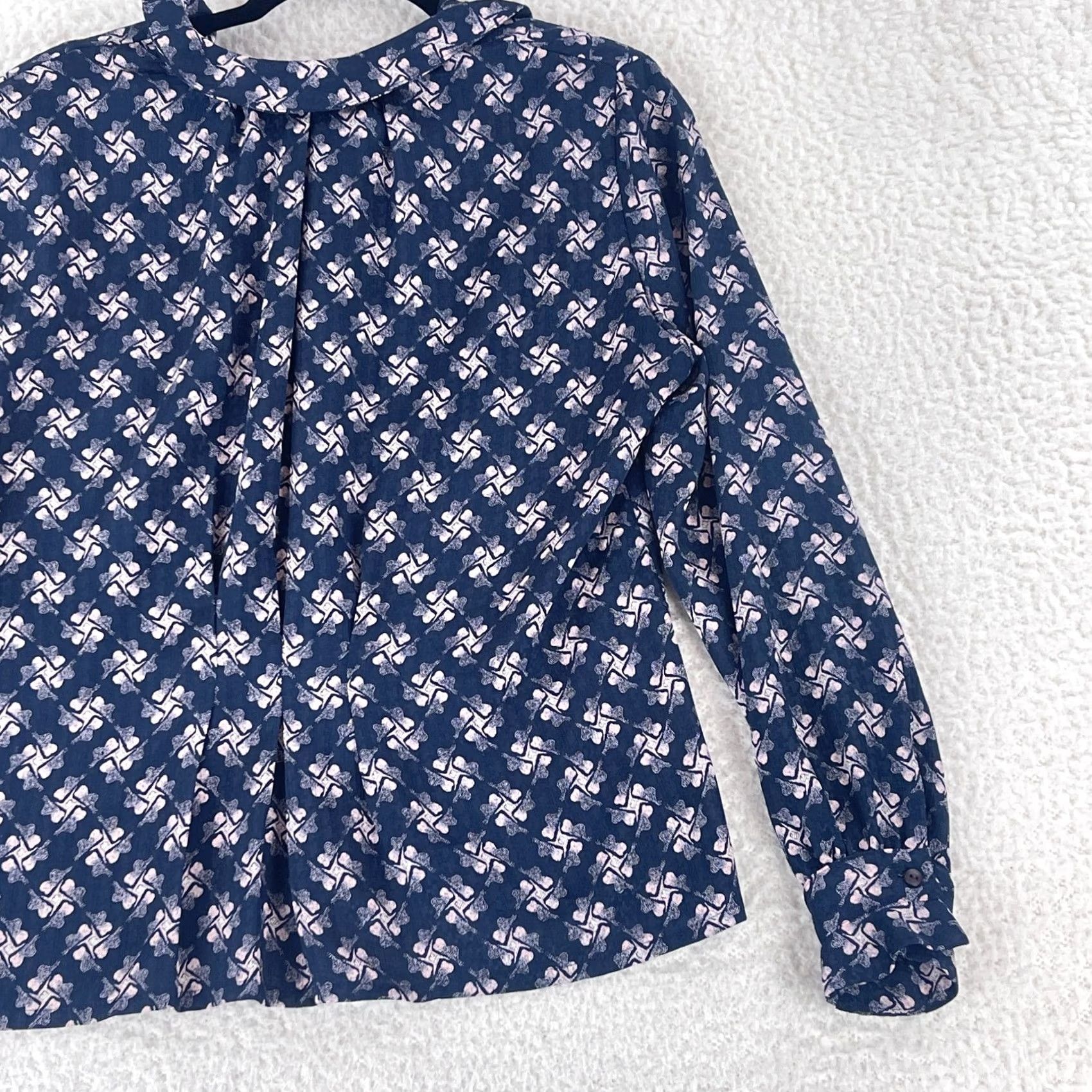 Pendleton Pendleton Shirt Blue Floral Vintage Womens PM Shirt Size M / US 6-8 / IT 42-44 - 5 Thumbnail