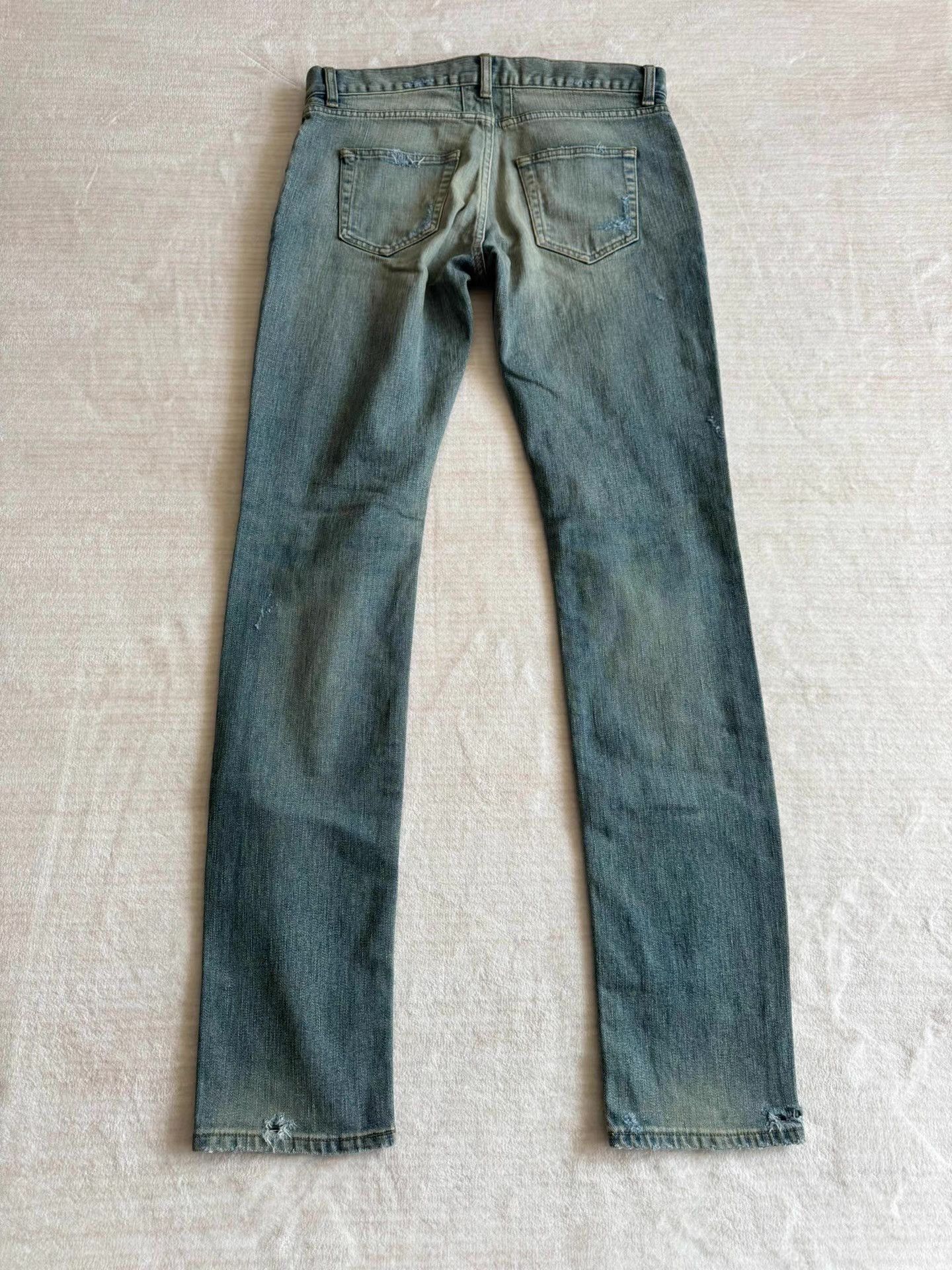 Saint Laurent Paris Saint Laurent Slash Distressed Jeans Ｑ23 Size US 30 / EU 46 - 7 Thumbnail