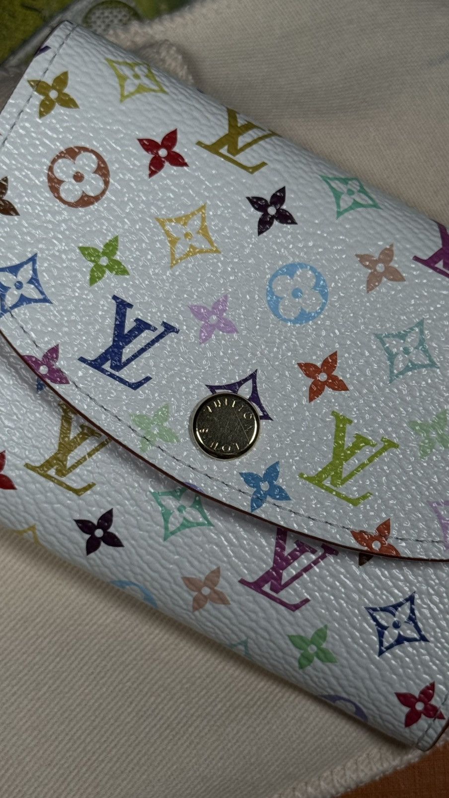 Louis Vuitton × Takashi Murakami Louis Vuitton x Takashi Murakami Rosalie Coin Purse Size ONE SIZE - 5 Thumbnail