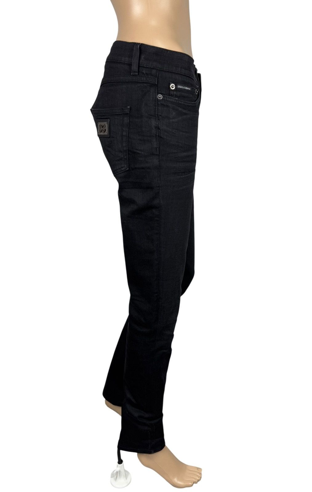 Dolce & Gabbana Dolce & Gabbana Slim Jeans Metal Logo Womens size 40 Size 27" / US 4 / IT 40 - 3 Thumbnail
