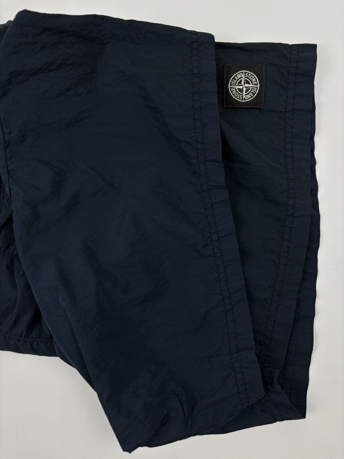 Stone Island Shadow Project SS17 Massimo Osti Nylon Metal Dark Navy Swim Trunk Lined Shorts Baggies Size US 37 - 15 Thumbnail