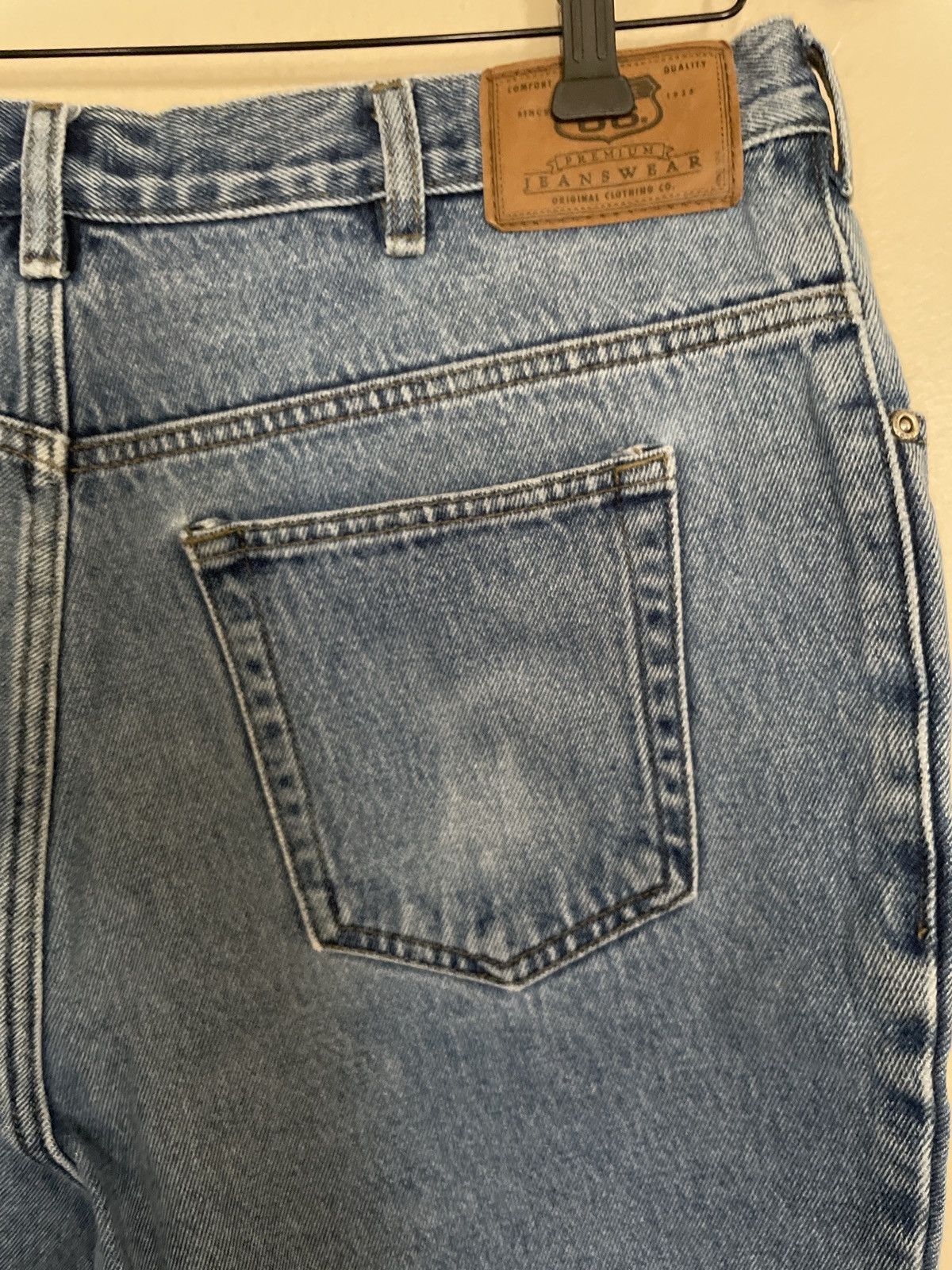 Route 66 × Vintage Route 66 Jean Denim Shorts Jorts Skater relaxed fit vintage Size US 36 / EU 52 - 7 Thumbnail
