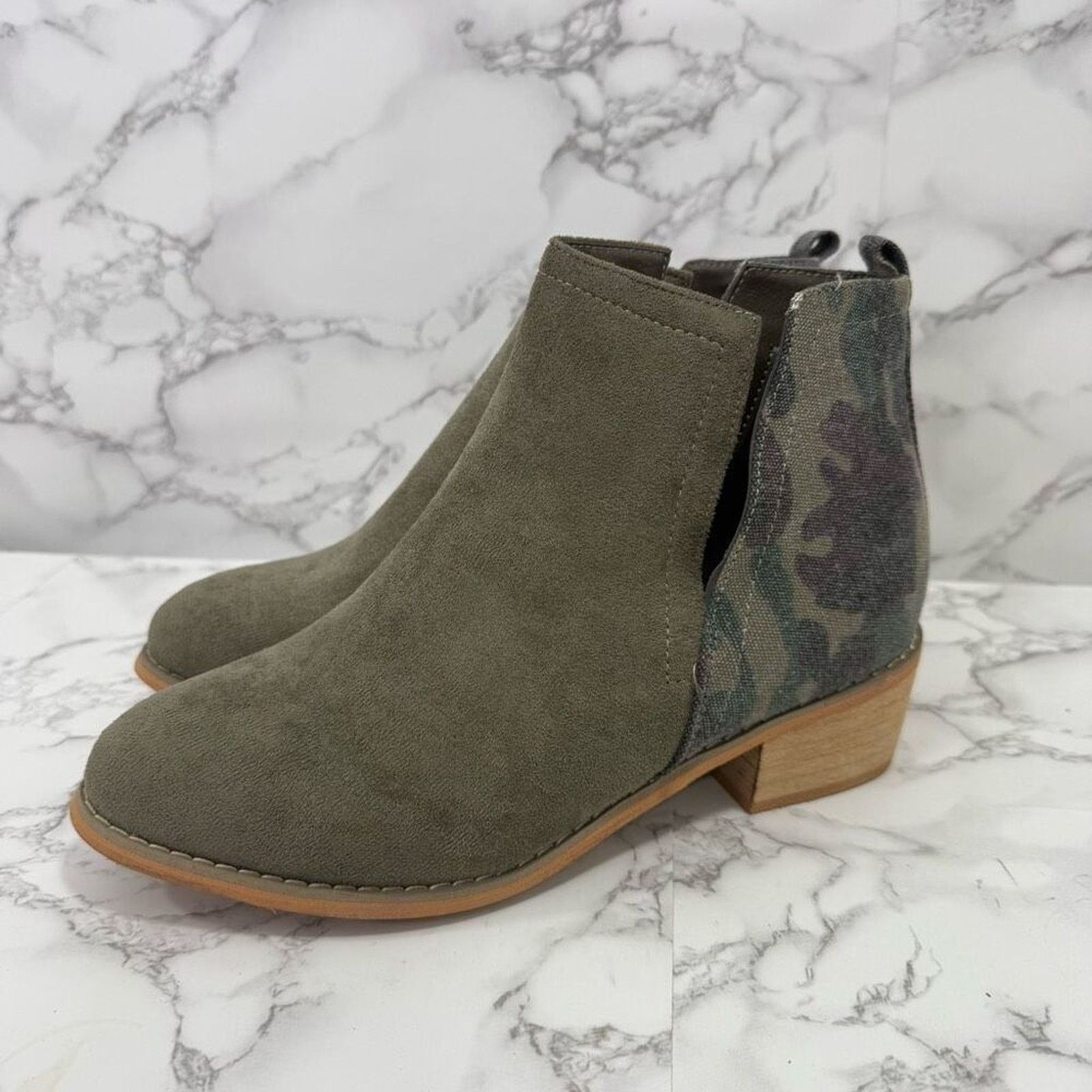 Other Lily’s Women’s Boots sz 8 Ankle Camo Canvas NEW #25-A Size US 8 / IT 38 - 4 Thumbnail