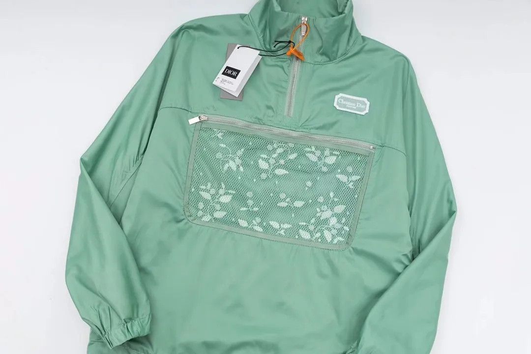 Dior o1w1db10924 Technical Satin Jacket in Mint Green Size US L / EU 52-54 / 3 - 4 Thumbnail