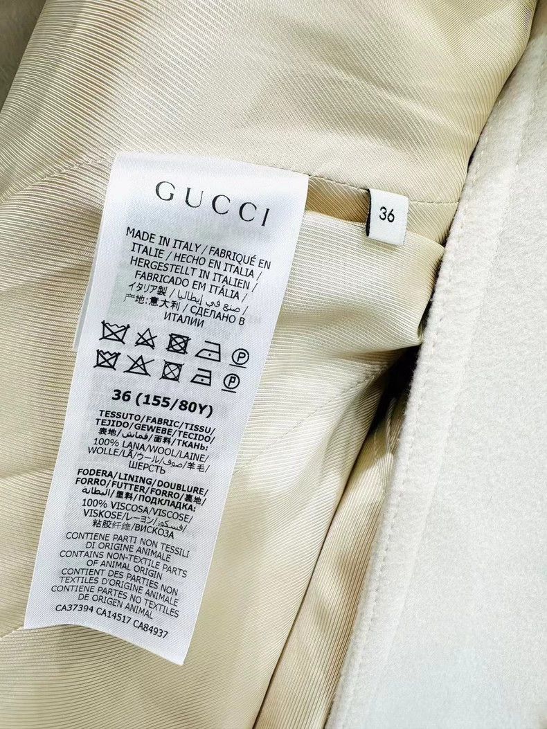 Gucci GucciDouble-breasted coat 2503-Nextarrow Size XXS / US 00 / IT 34 - 5 Thumbnail