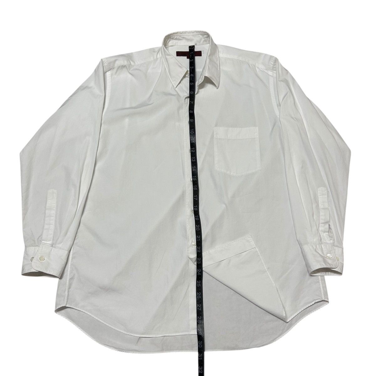 Comme des Garcons Homme Deux 716 80s Comme Des Garcons Homme Deux vintage shirt white men Size US M / EU 48-50 / 2 - 17 Thumbnail