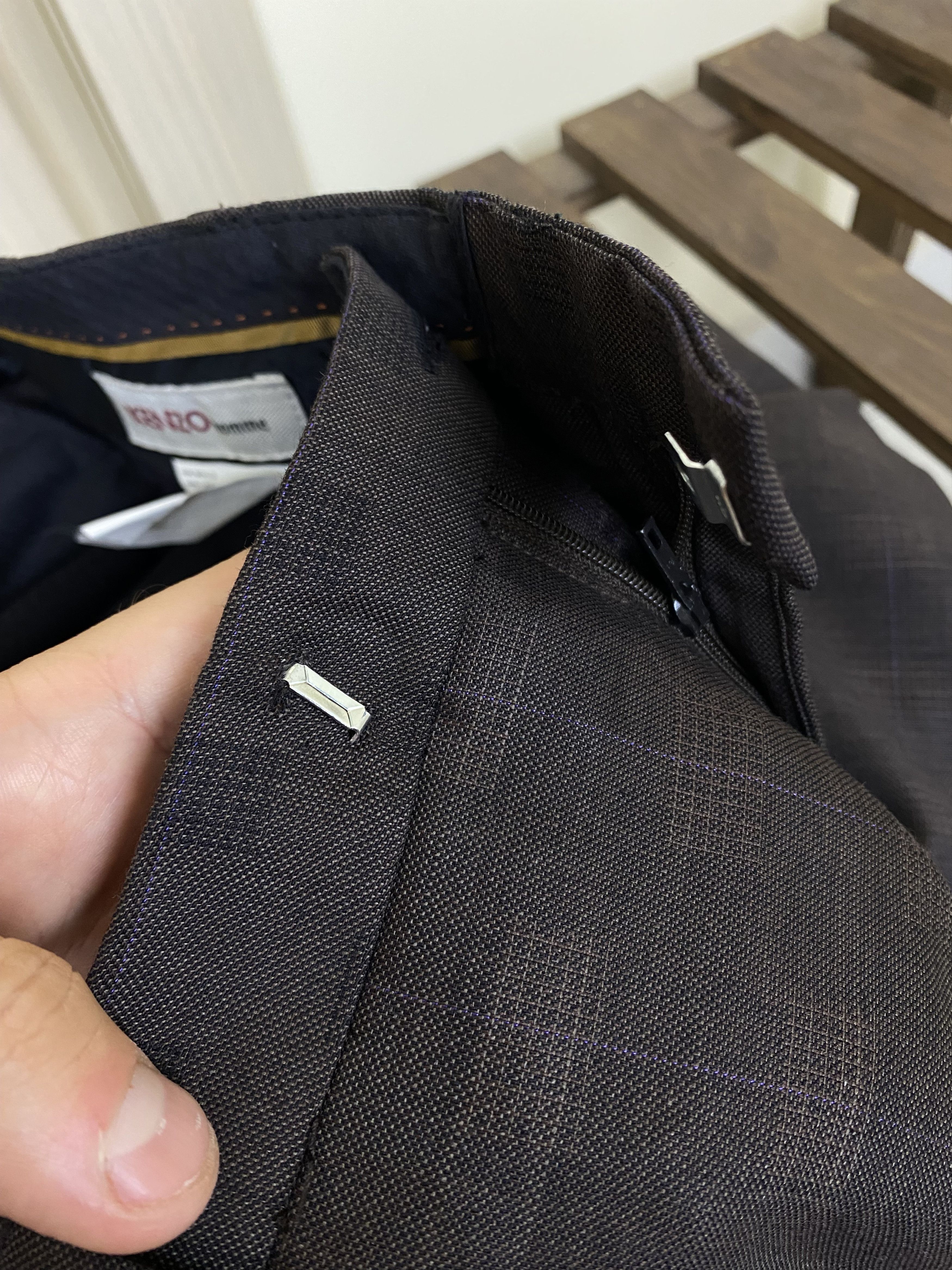 Kenzo Vintage Kenzo homme wool brown suit blazer pants size 50 Size 50L - 15 Thumbnail