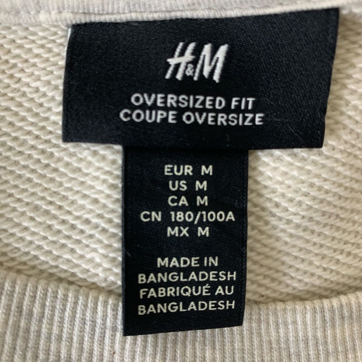 H&M H&M Hannes & Mauritz Japanese Brand Streetwear sweatshirt Size US L / EU 52-54 / 3 - 8 Thumbnail