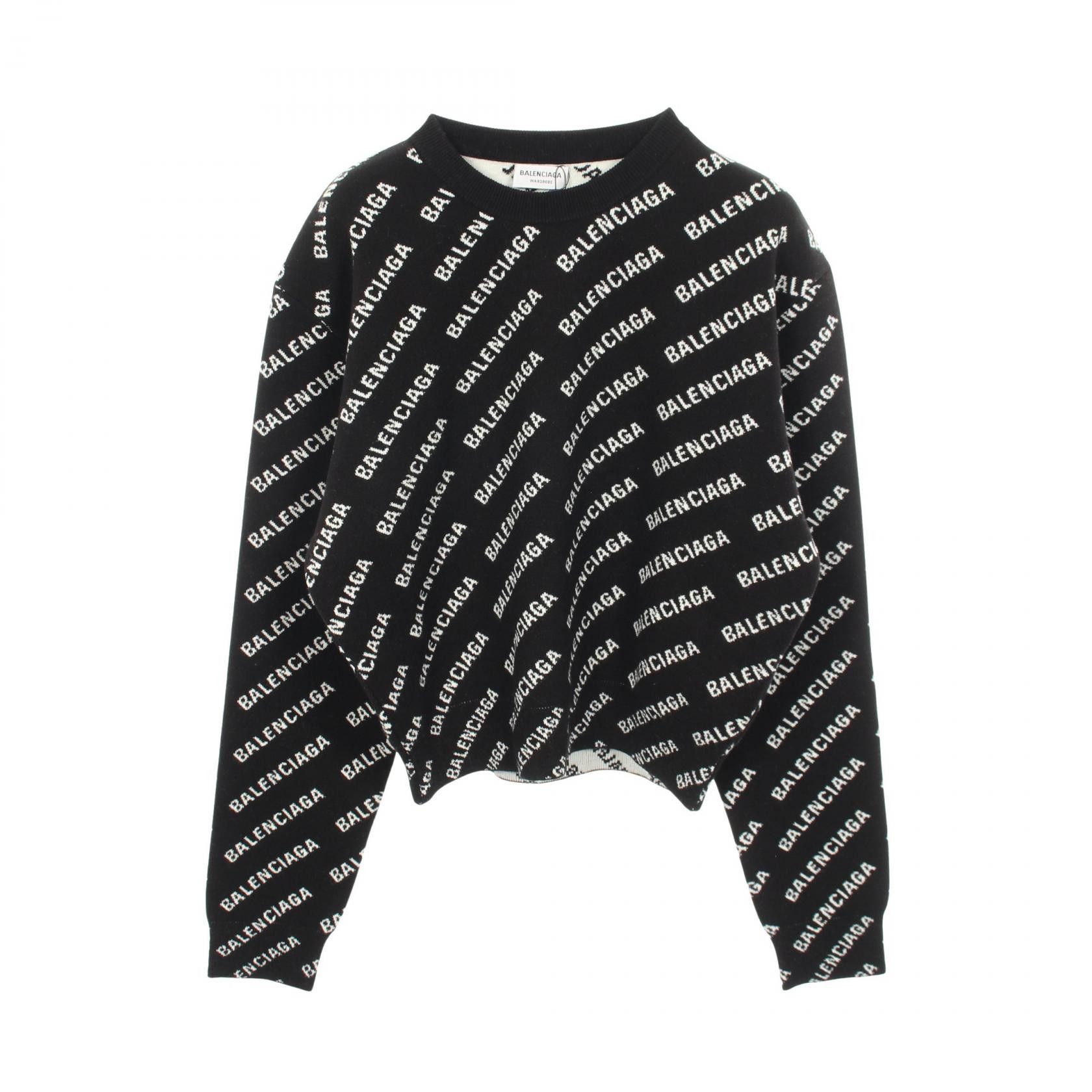 Balenciaga Balenciaga Balenciaga Cotton Knit Top Textile Tops 694255 DUTY FREE for USA Size ONE SIZE - 1 Thumbnail